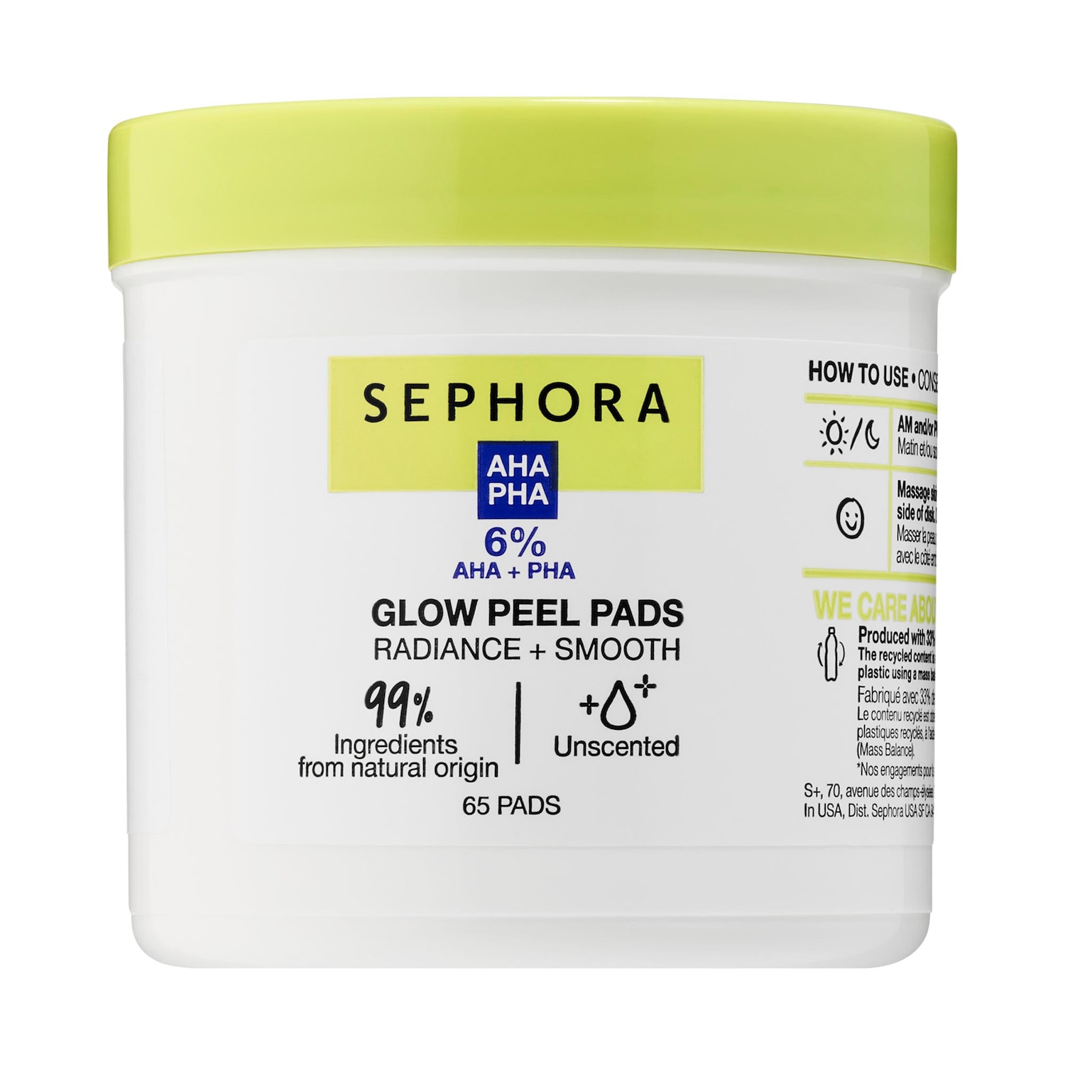 Пилинг-диски для сияния Sephora Collection Glow с AHA и PHA — фото 1