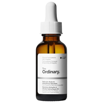 The Ordinary - Salicylic Acid 2% Anhydrous Solution, Gentle Exfoliating Serum for Blemishes 1 oz/ 30 mL The Ordinary Salicylic Acid 2% Anhydrous Solution, Gentle Exfoliating Serum for Blemishes