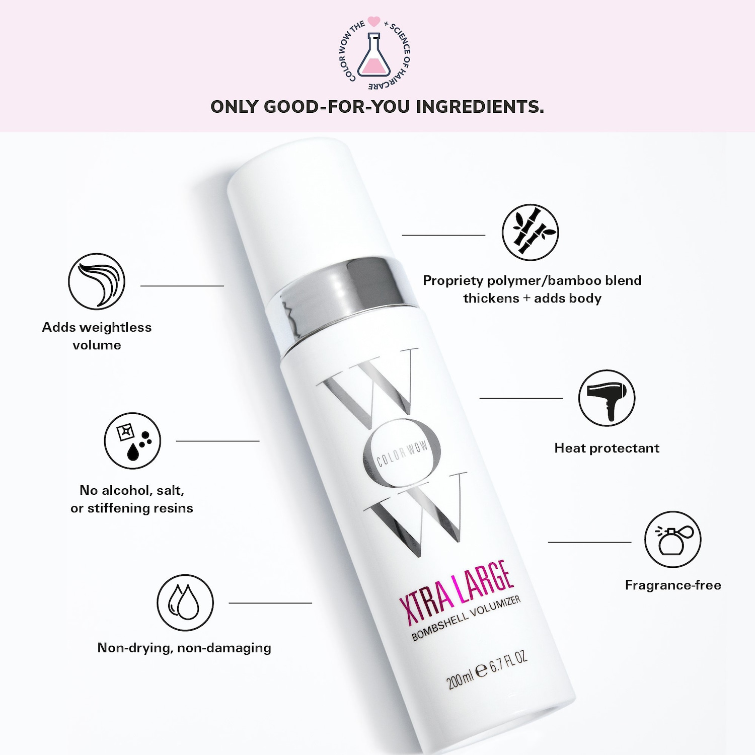 Средство для объема волос Color Wow Xtra Large Bombshell Volumizer — фото 6