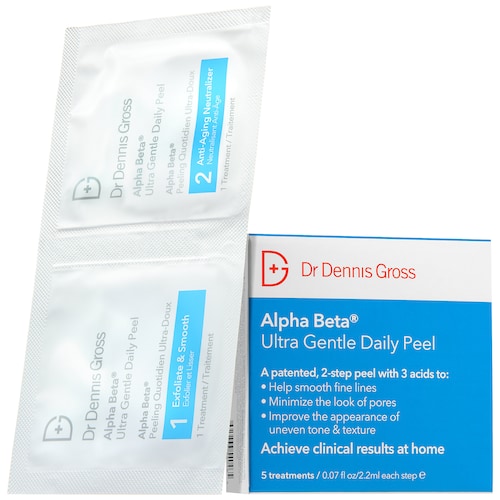 Мини-версия пилинг-дисков Dr. Dennis Gross Skincare Alpha Beta для чувствительной кожи