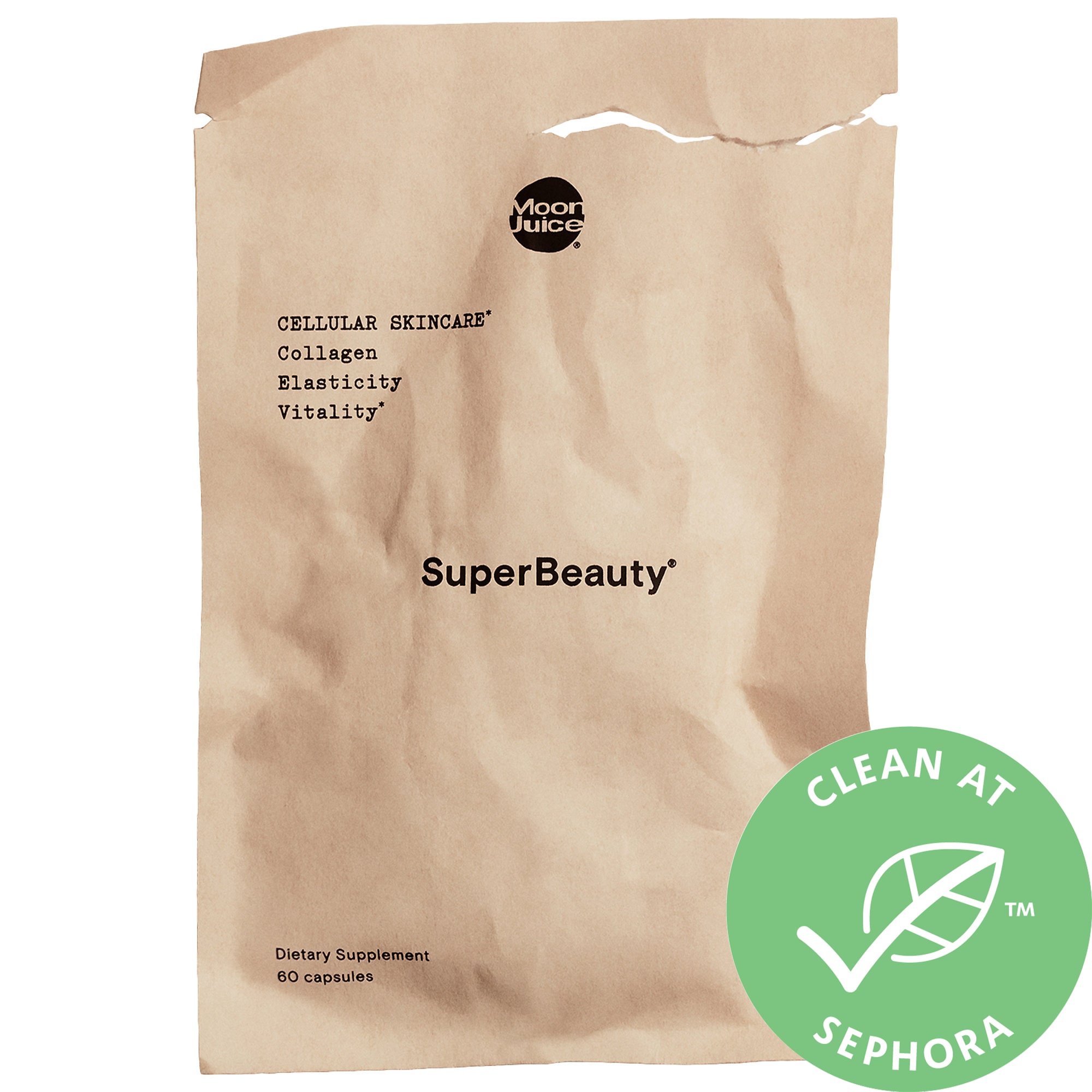 MOON JUICE SUPERBEAUTY DAILY ANTIOXIDANT SKIN REFILLABLE SUPPLEMENT 60 CAPSULES REFILL