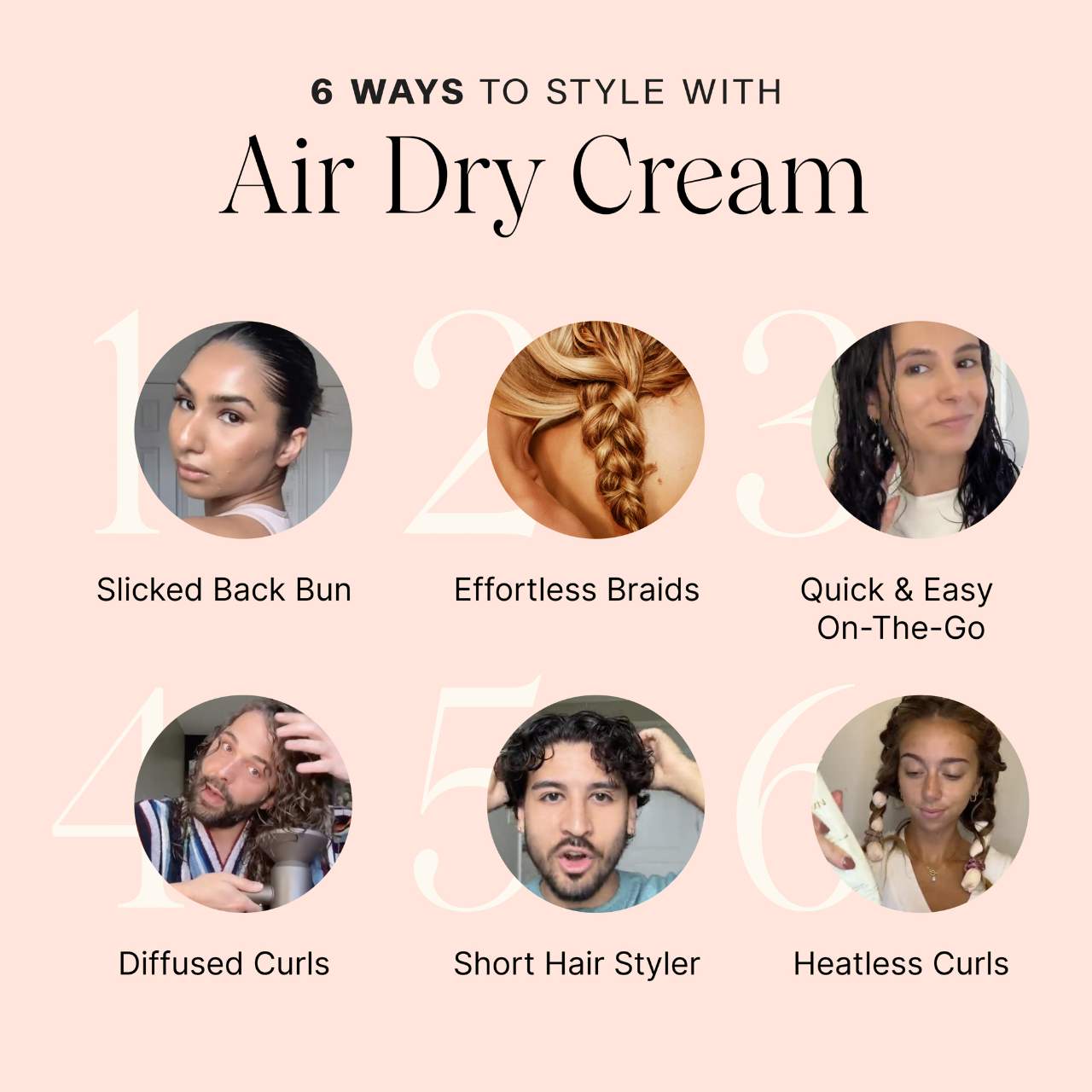 Увлажняющий крем для укладки без фена JVN Complete Air Dry — фото 2
