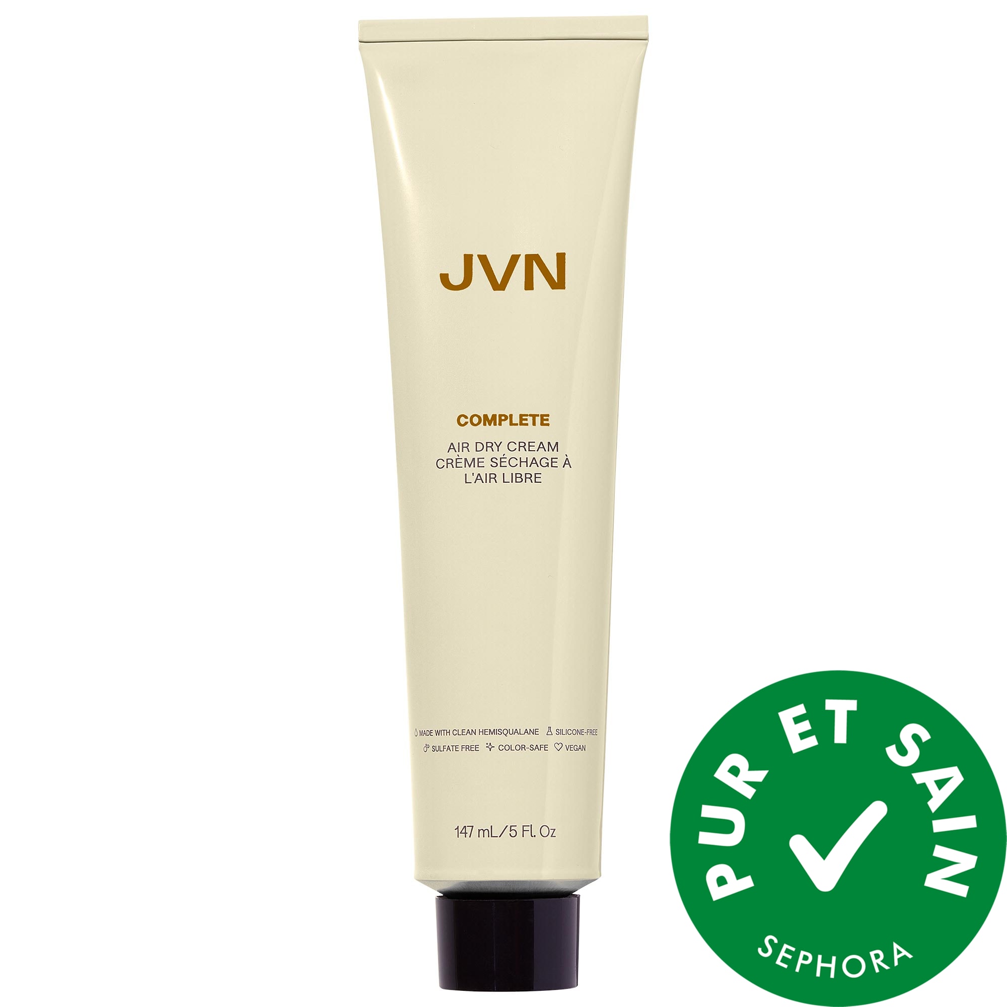JVN Crème coiffante hydratante complète pour les cheveux avec'séchage à l'air mL