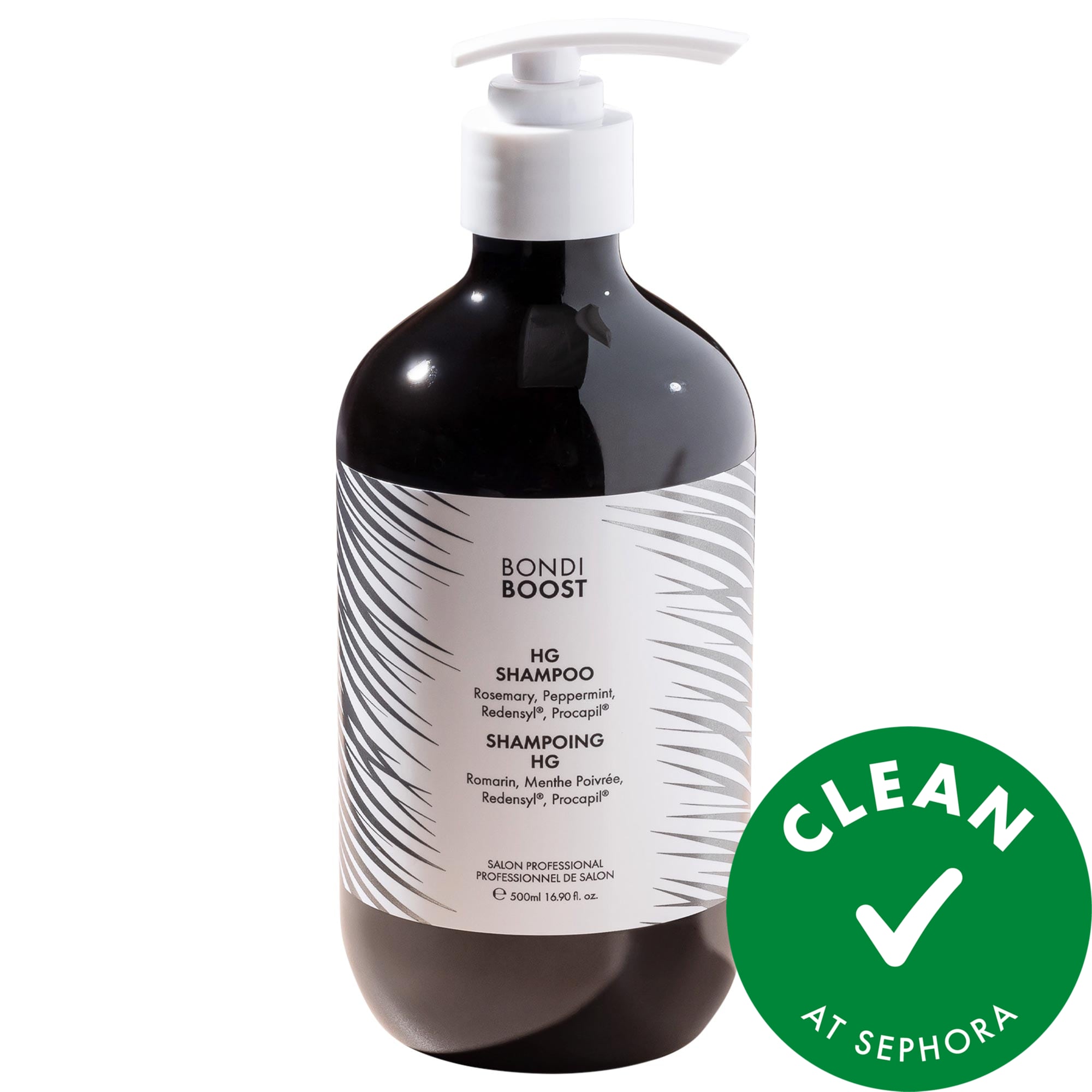 BondiBoost HG Shampoo for Thinning Hair with Rosemary 16.9 fl oz/500 mL