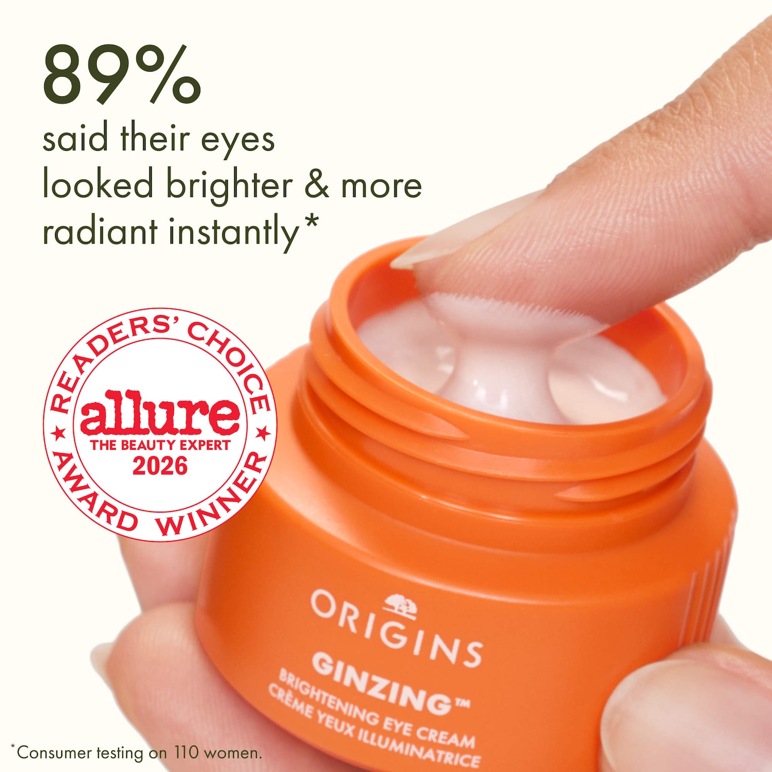 GINZING™ VITAMIN C EYE CREAM TO BRIGHTEN AND DEPUFF