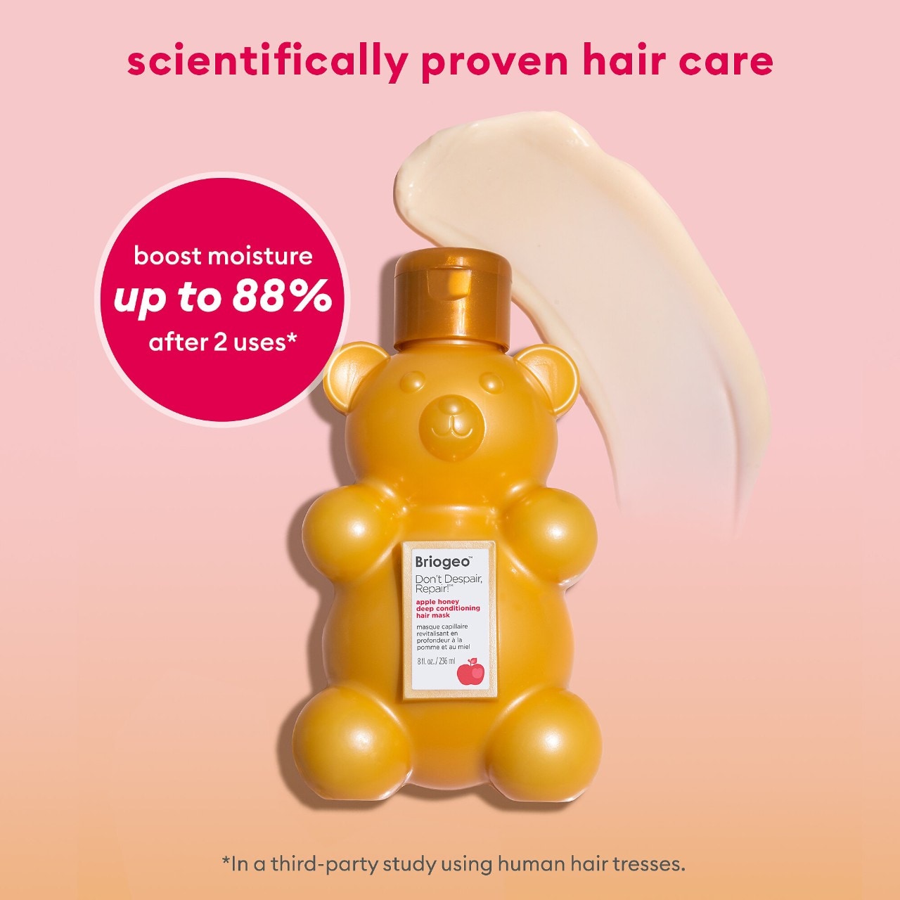 Briogeo x Mikayla Vegan Apple Honey Deep Conditioning Hair Mask for Dry