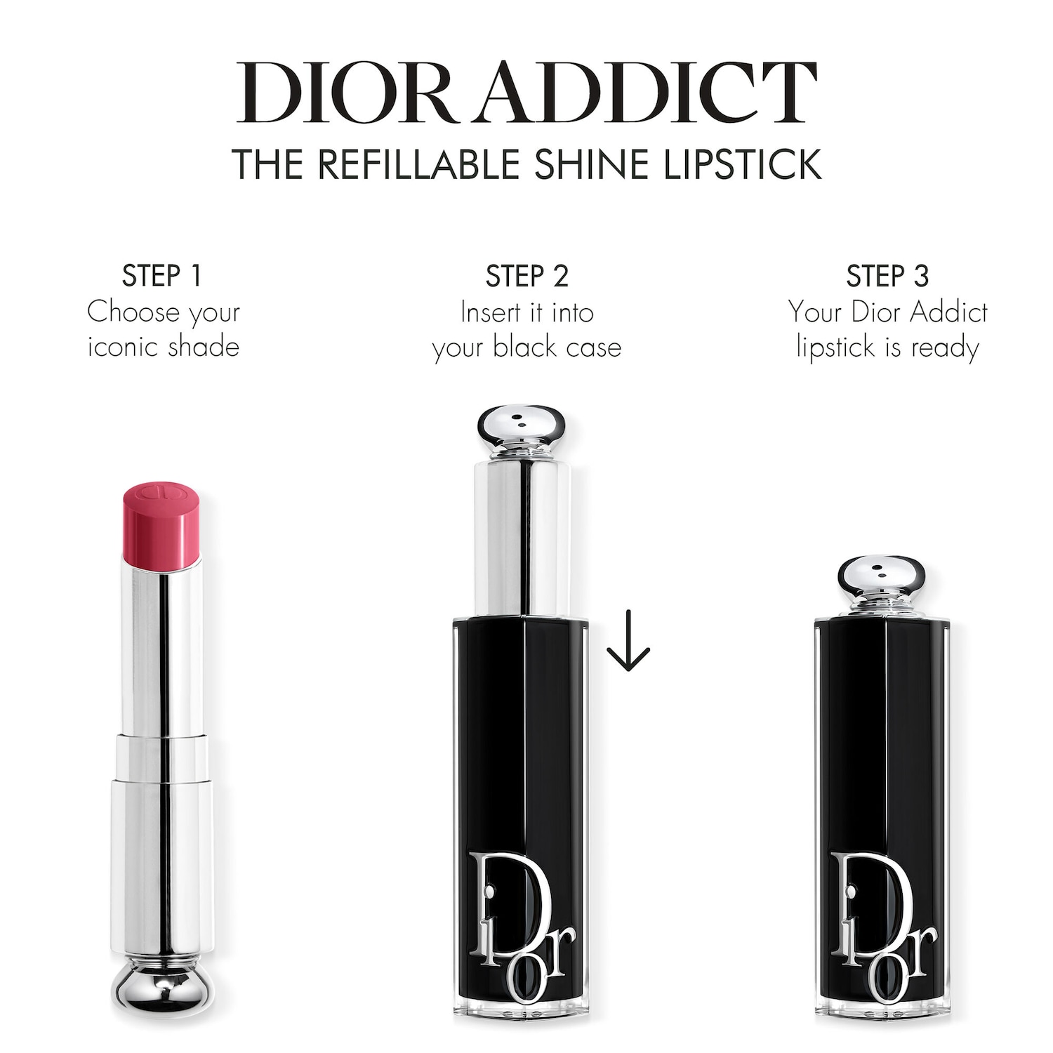 Dior Addict Refillable Shine Lipstick - Dior | Sephora