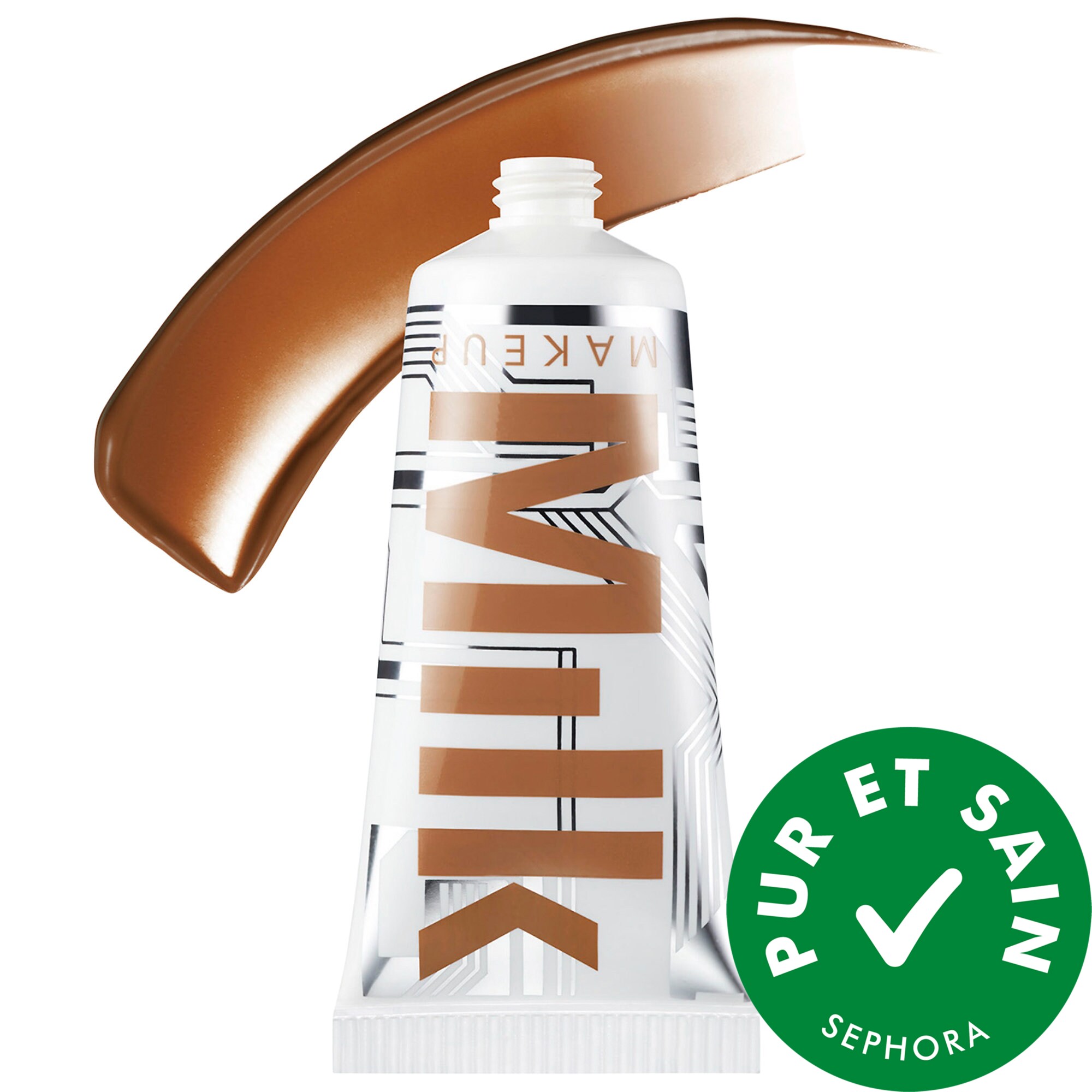 Milk Makeup Poudre bronzante liquide ensoleillée Bionic avec acide hyaluronique Time Travel 0.6 oz/ 17 mL