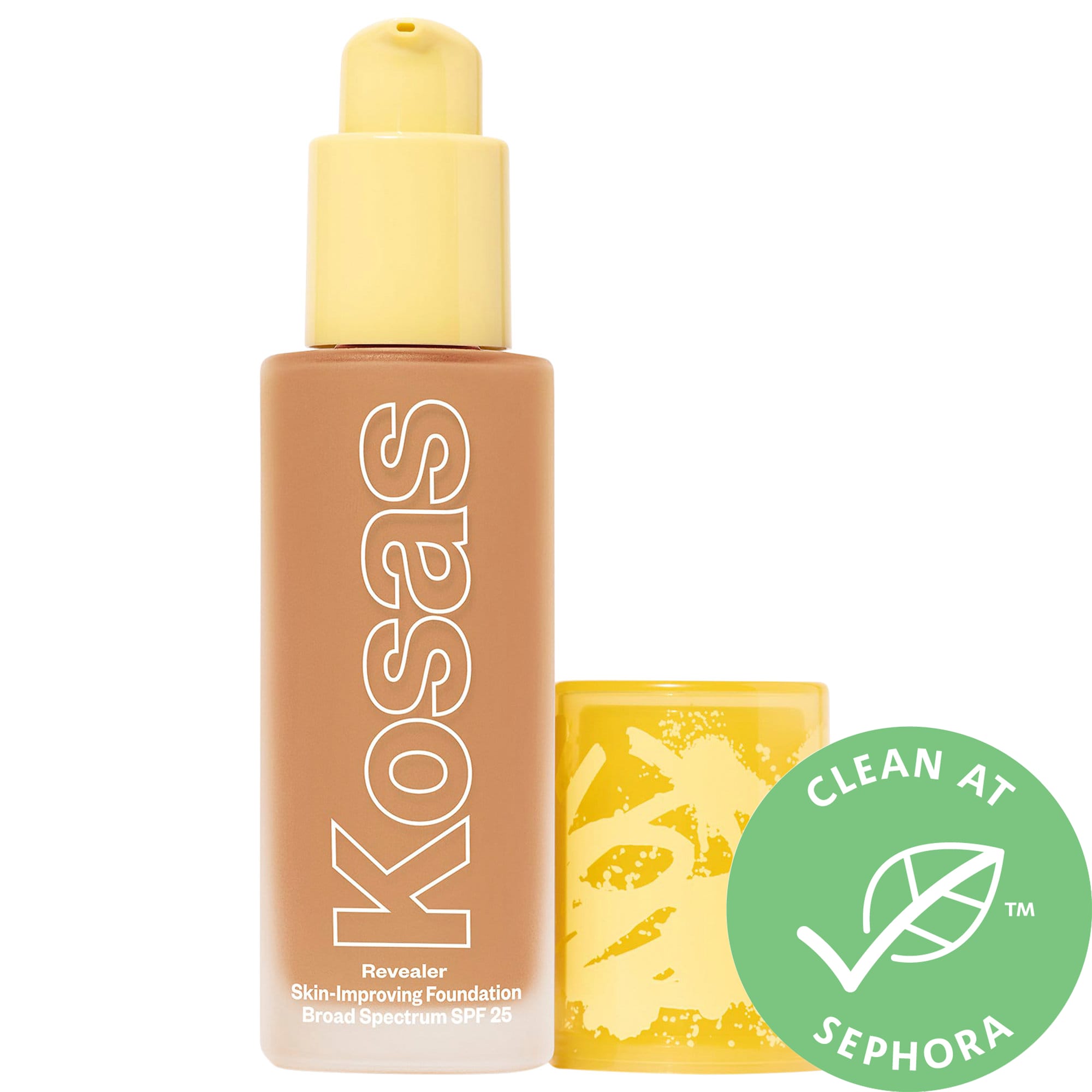 Kosas Revealer Skin-improving Foundation Spf25 With Hyaluronic Acid And Niacinamide Medium Tan Warm 250 1 In Medium Tan Warm 250
