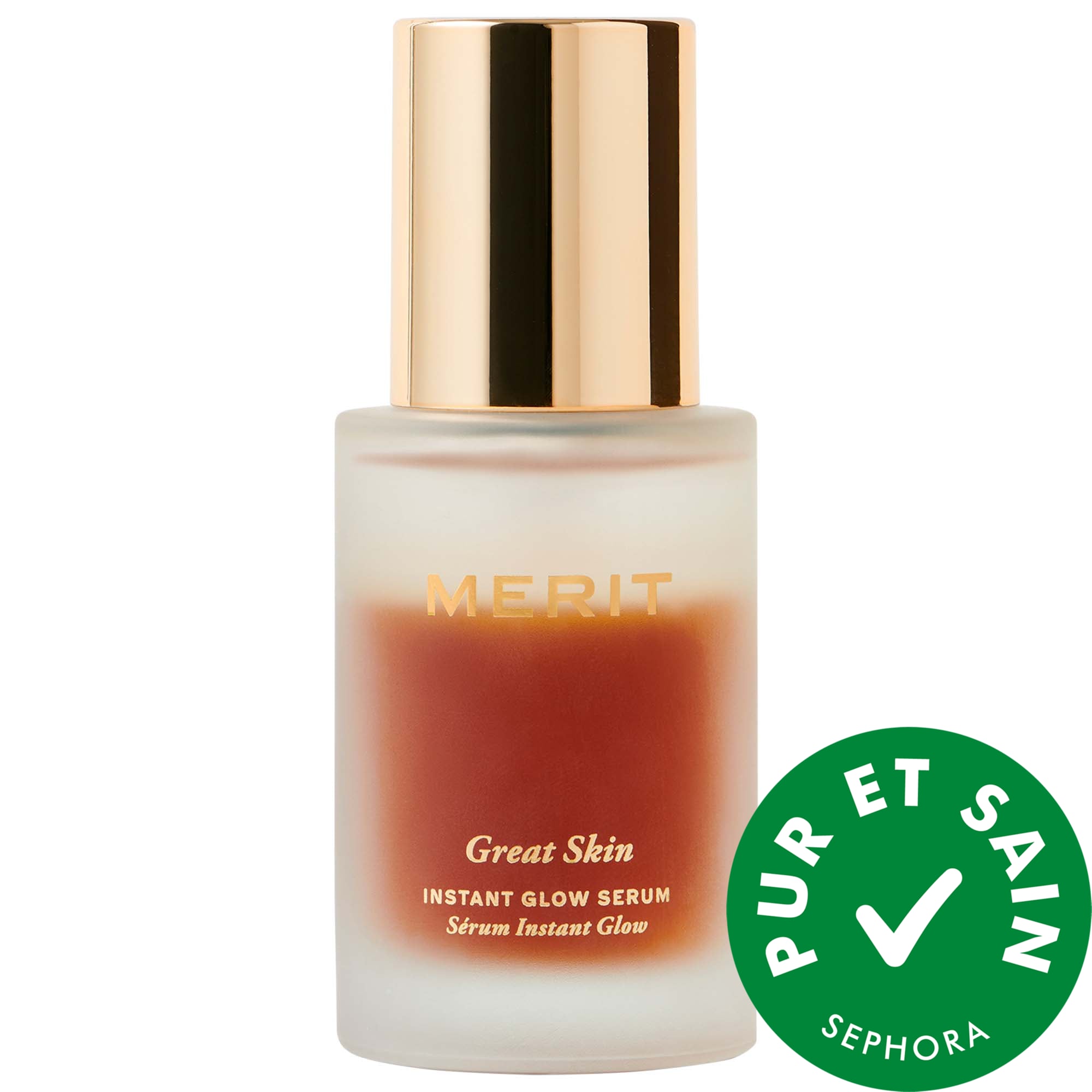 MERIT Sérum éclat instantané Great Skin avec niacinamide et acide hyaluronique 1.69 oz / 50 ml
