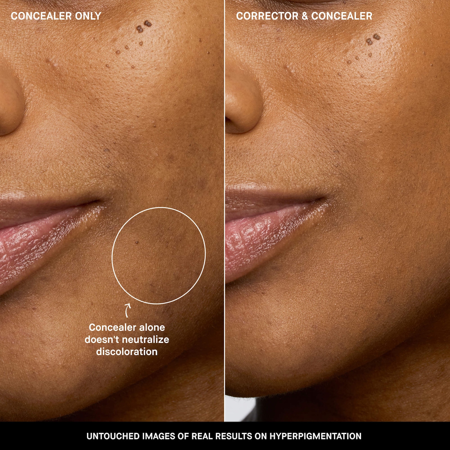 Bâton correcteur de teint longue tenue