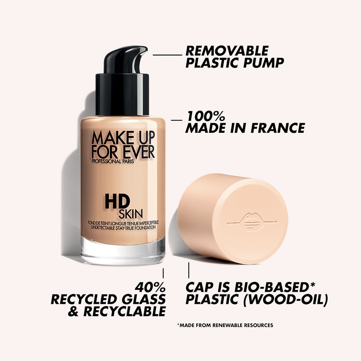 HD Skin Long-Lasting Waterproof Natural Matte Foundation