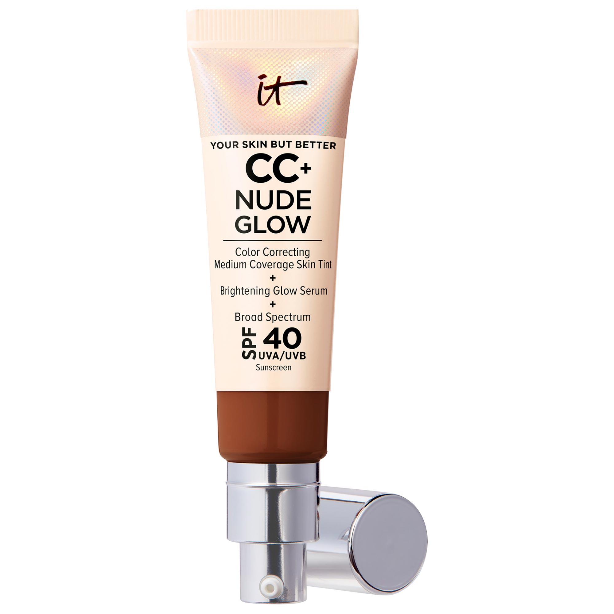 CC+ Nude Glow Lightweight Foundation + Serum with SPF 40 and Niacinamide