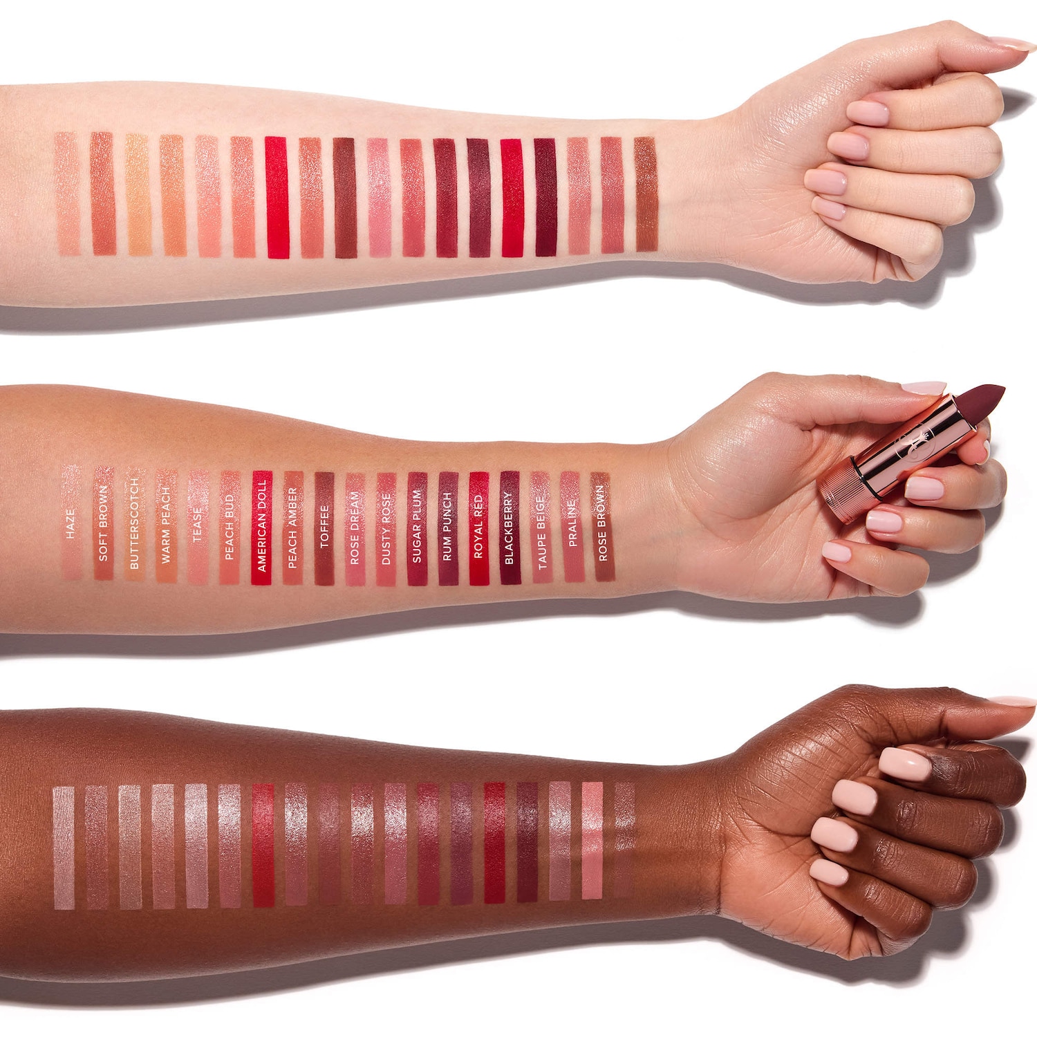 Rouge à lèvres satiné et mat Velvet longue tenue