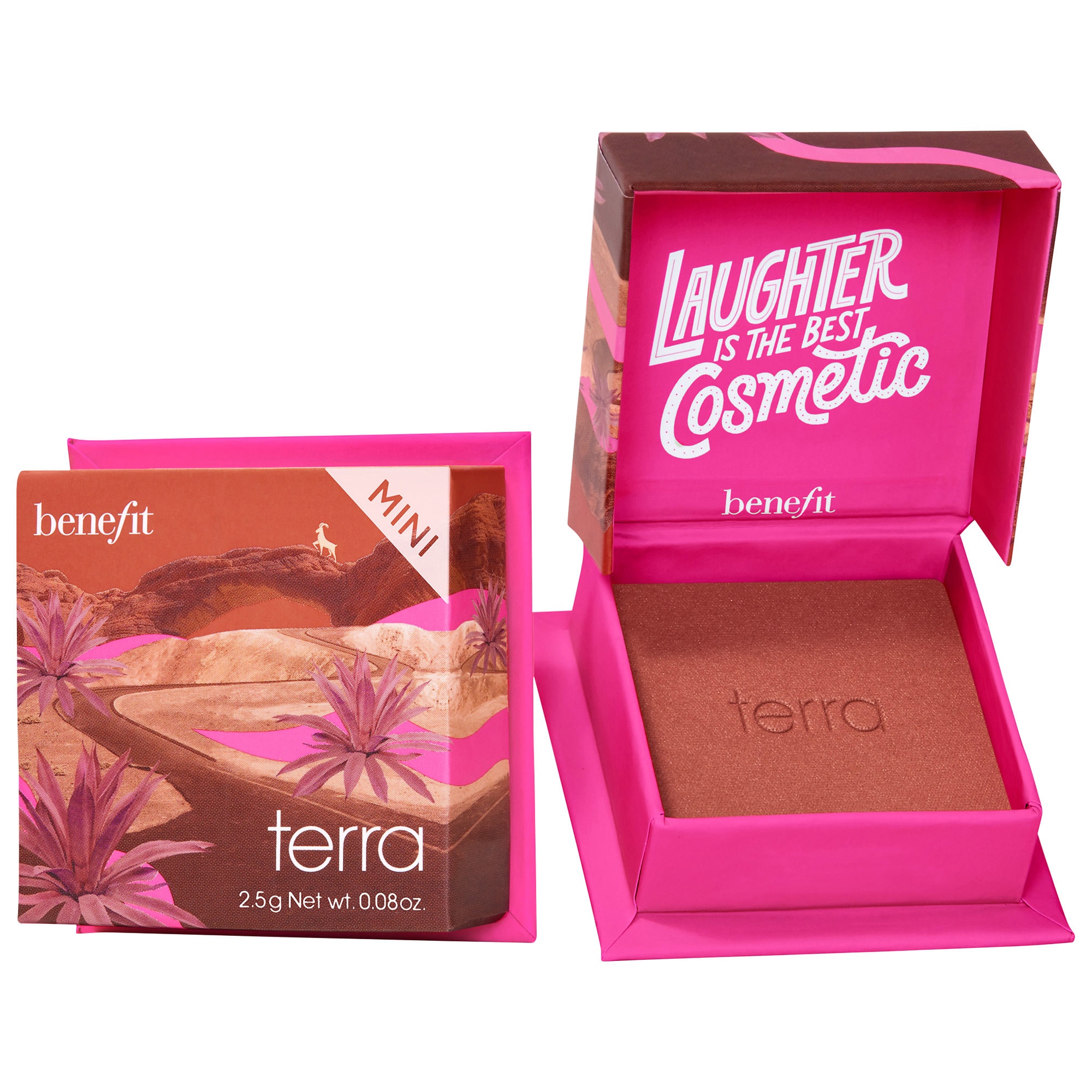 Benefit Cosmetics Wanderful World Silky-soft Powder Blush Terra 0.08 oz / 2.5 G In Terra