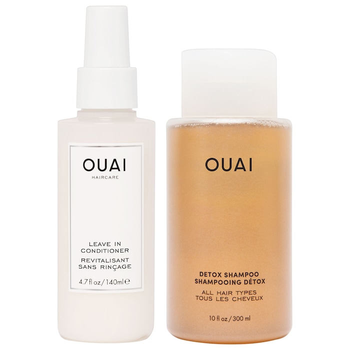 Detox Shampoo & Leave in Conditioner Hair Set OUAI Sephora