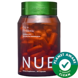 The Nue Co. Prebiotic + Probiotic Vegan Gut Microbiome Supplement INTERNATIONAL SHIPPING