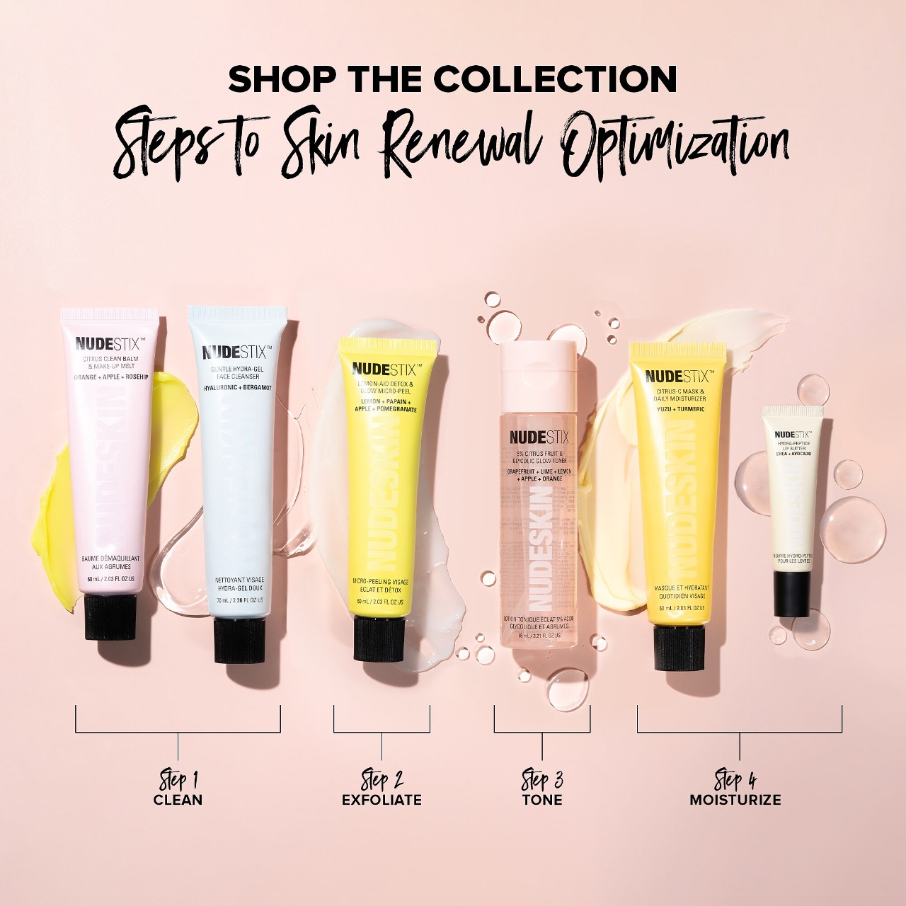 Очищающий бальзам для снятия макияжа Nudestix Nudeskin Citrus Clean Balm & Make-Up Melt — фото 3