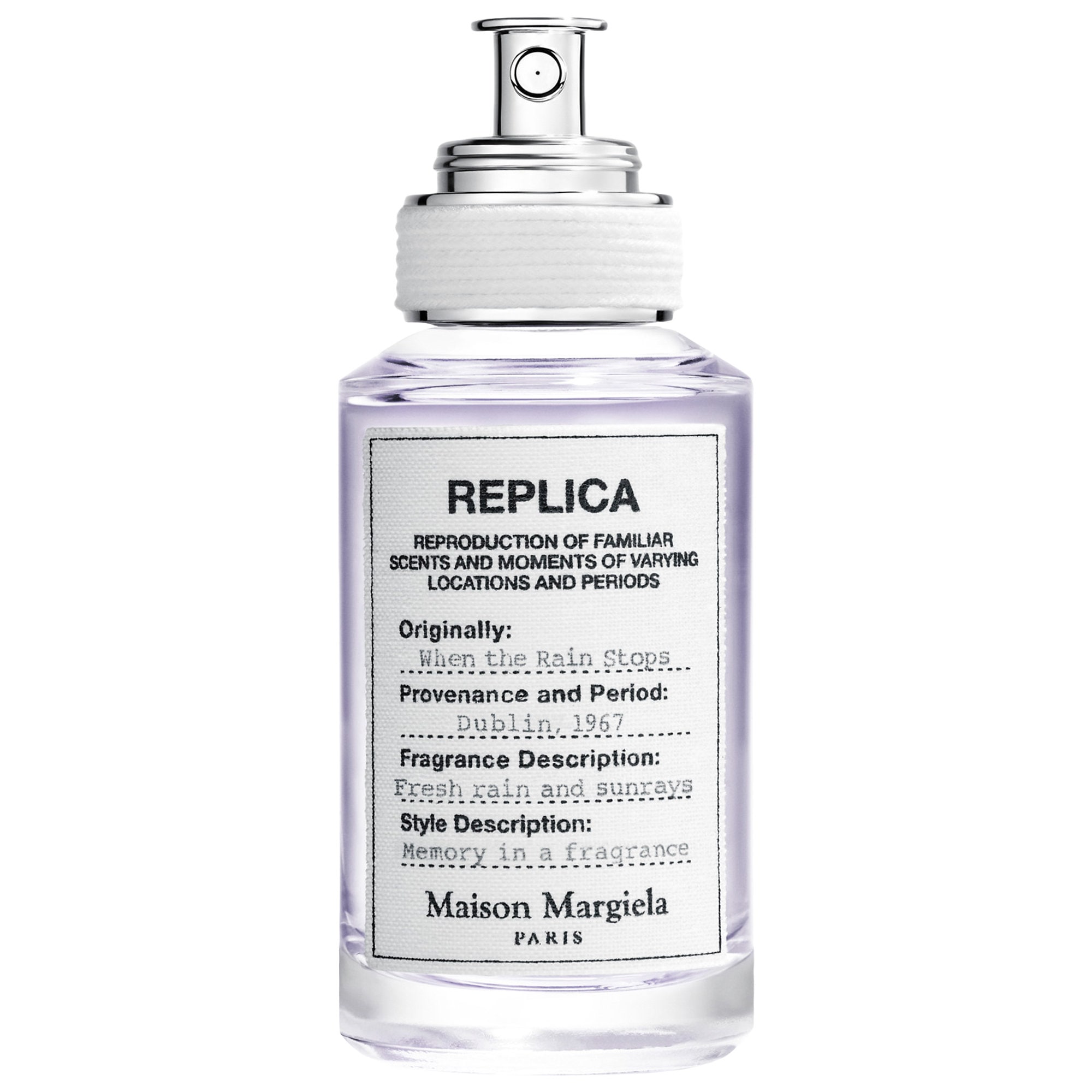 Maison Margiela REPLICA' When the Rain Stops Eau de Toilette with Rose & Fresh Aquatic Accord oz/ mL