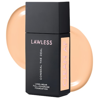 LAWLESS - Conseal The Deal Long-Wear Full-Coverage Foundation Sand 1 oz/ 30 mL Clean at Sephora