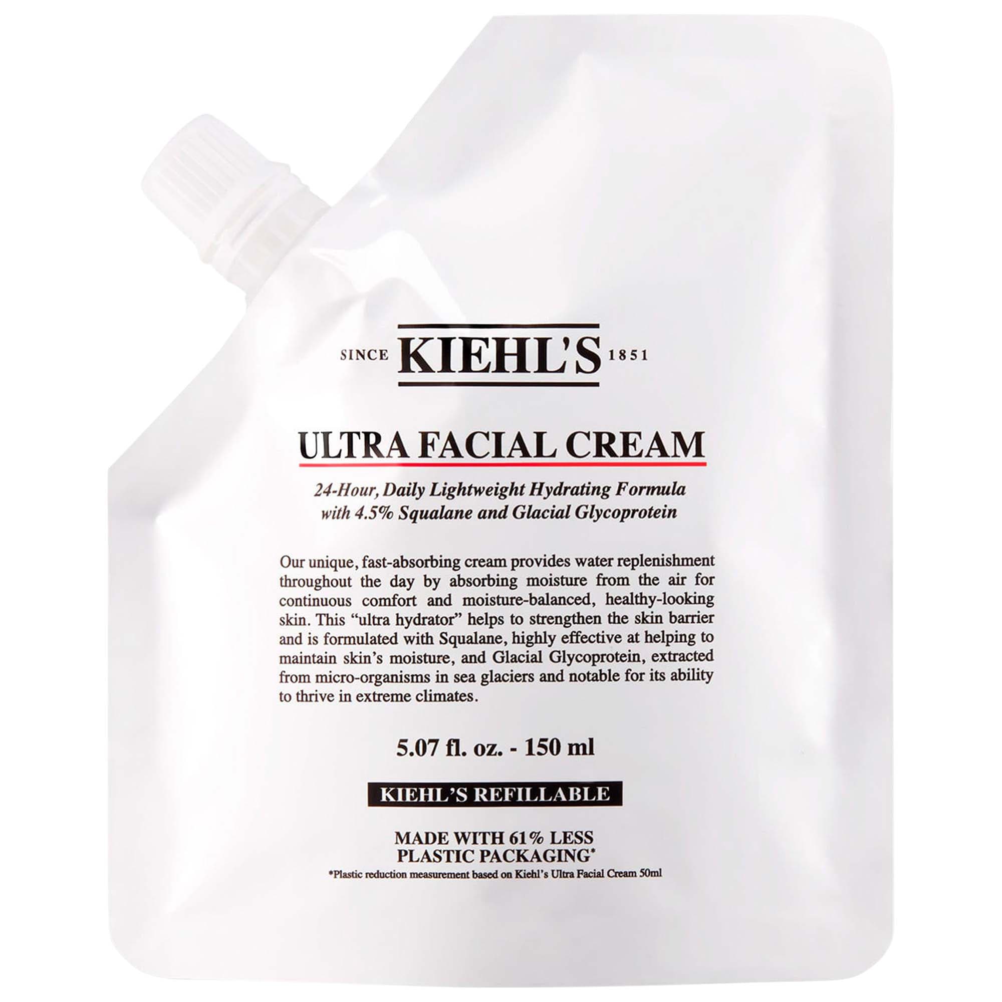 Kiehl's Since 1851 Ultra Facial Refillable Moisturizing Cream With Squalane  5 Oz / 150 Ml Refill 5 Oz / 150 Ml Refill | Square One