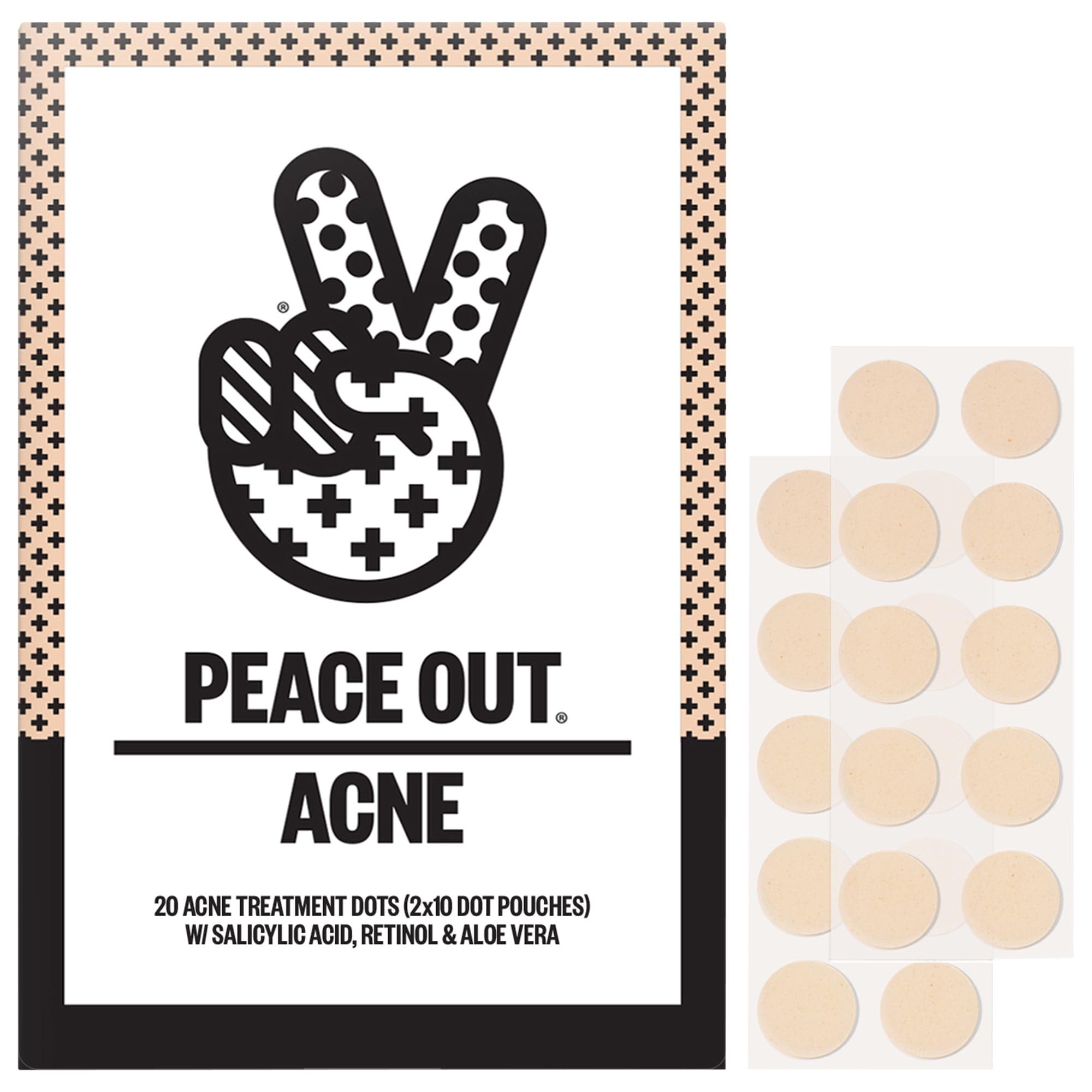 Salicylic Acid Acne Healing Dots - Peace Out | Sephora