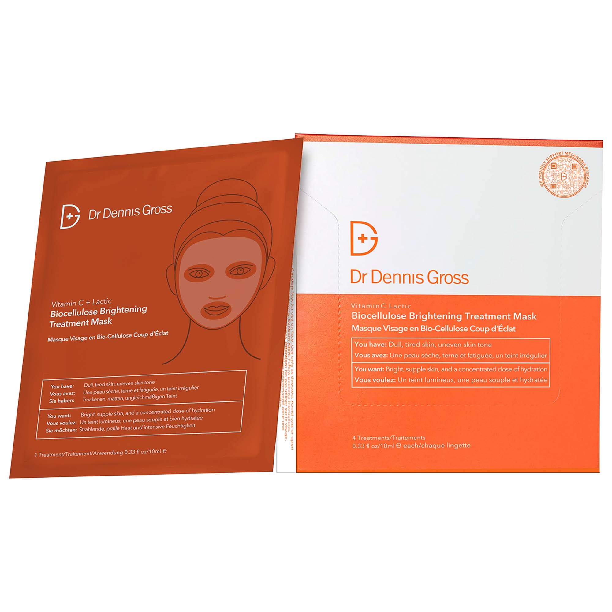 Vitamin C Lactic Biocellulose Brightening Treatment Mask