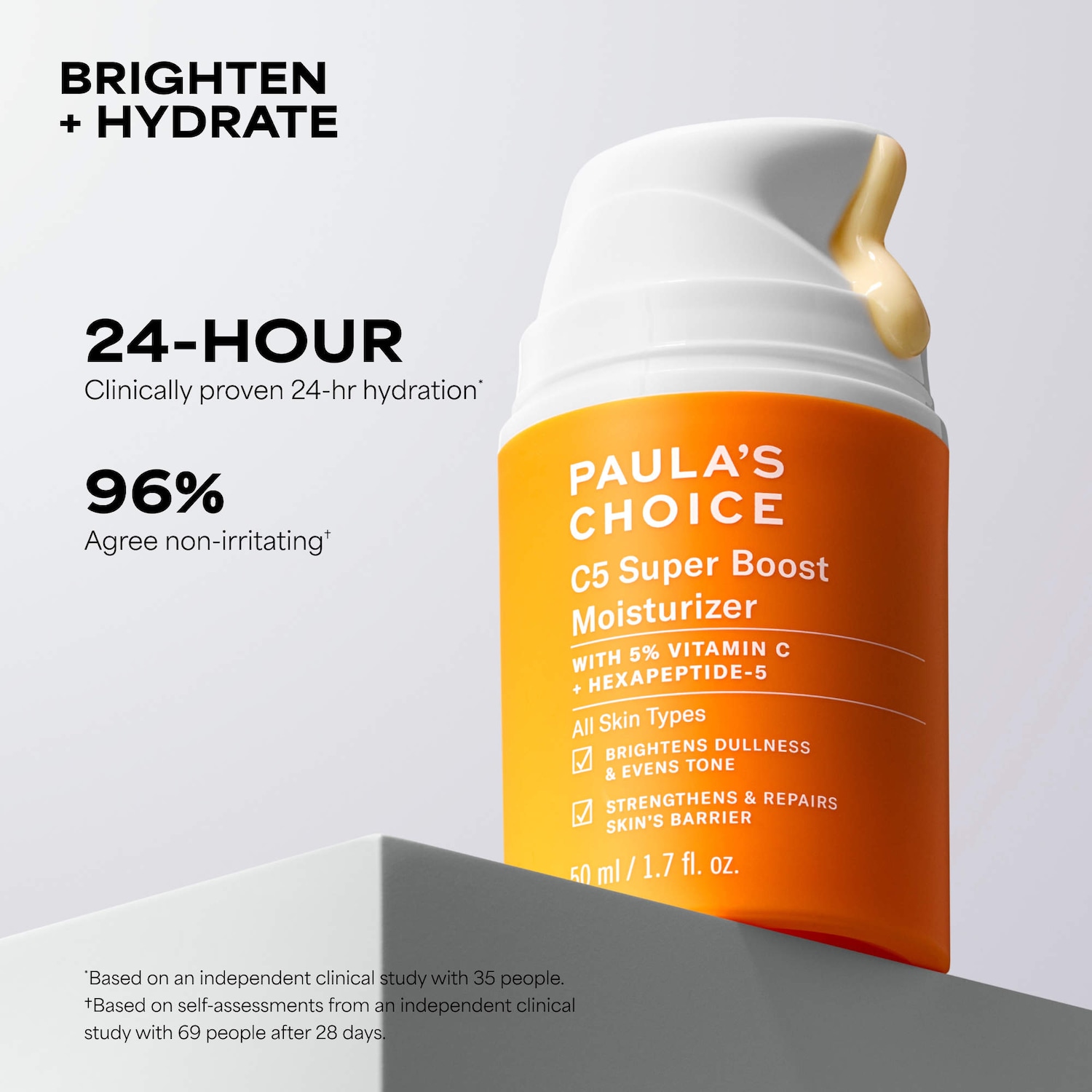 C5 Super Boost Vitamin C Moisturizer for Brightening and Evening Tone