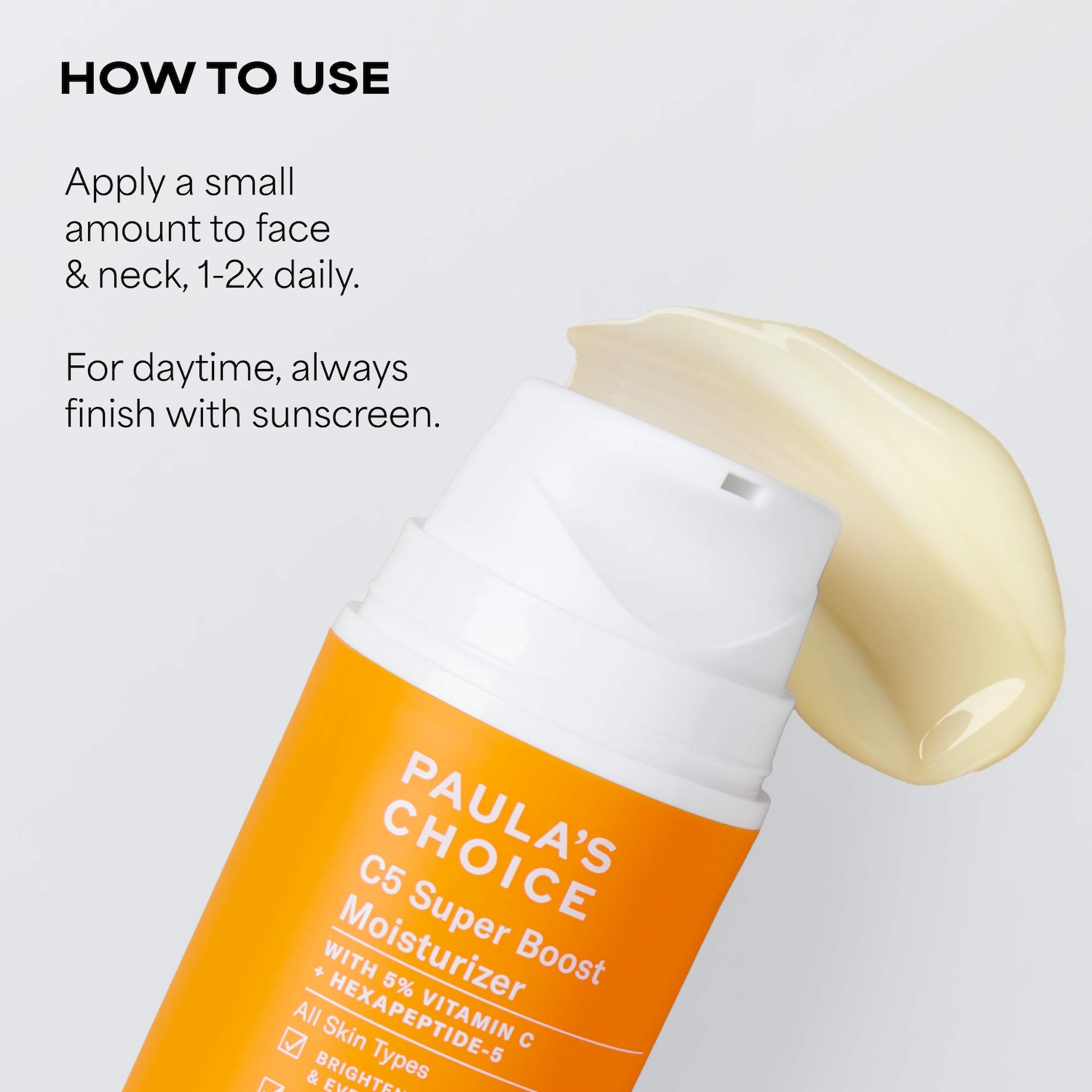 C5 Super Boost Vitamin C Moisturizer for Brightening and Evening Tone