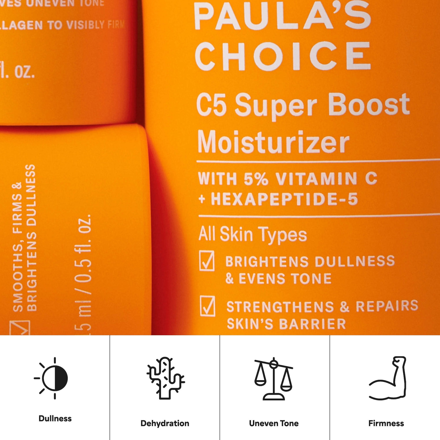 C5 Super Boost Vitamin C Moisturizer for Brightening and Evening