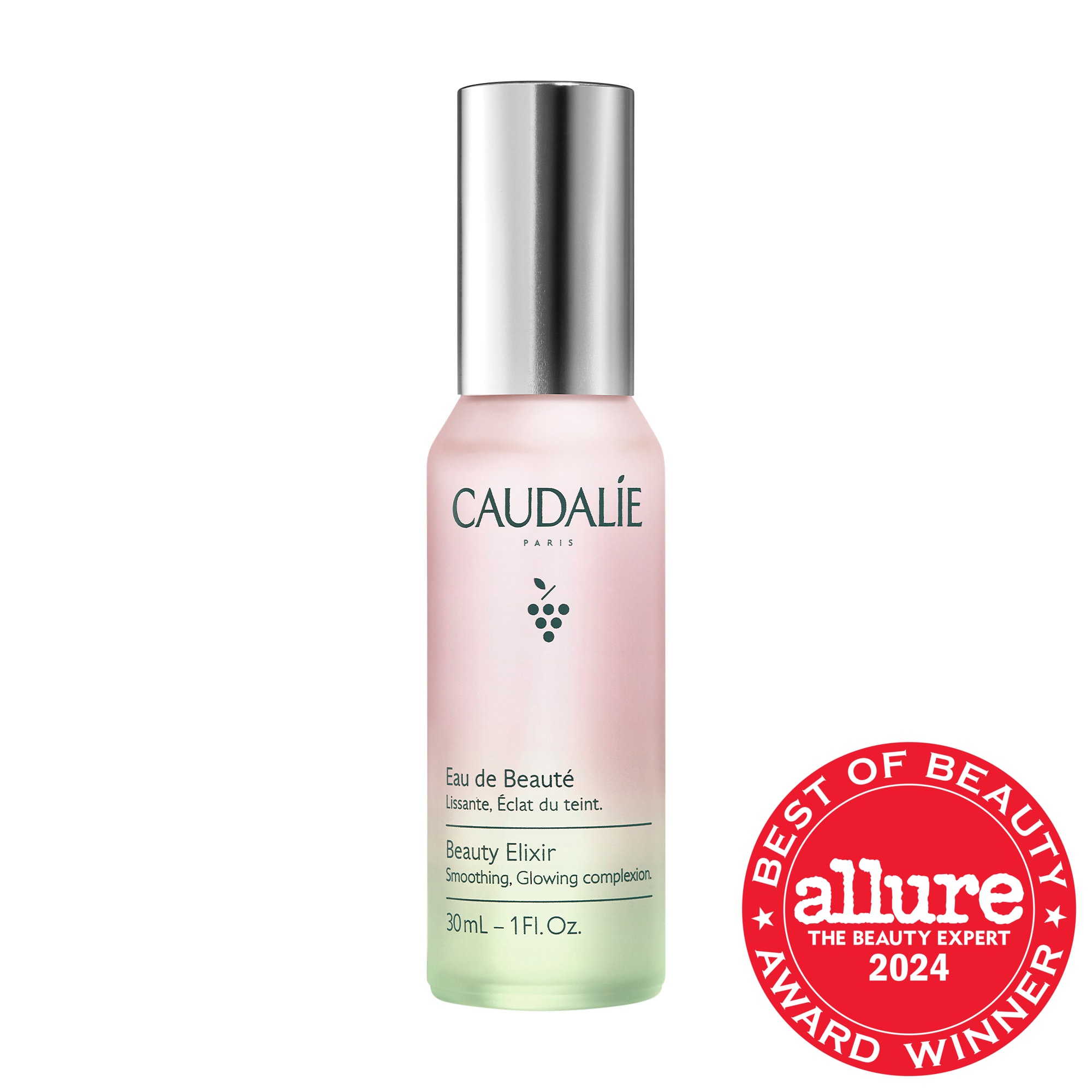 Caudalie Mini Beauty Elixir Prep, Set, Glow Face Mist 1 oz/ 30 mL