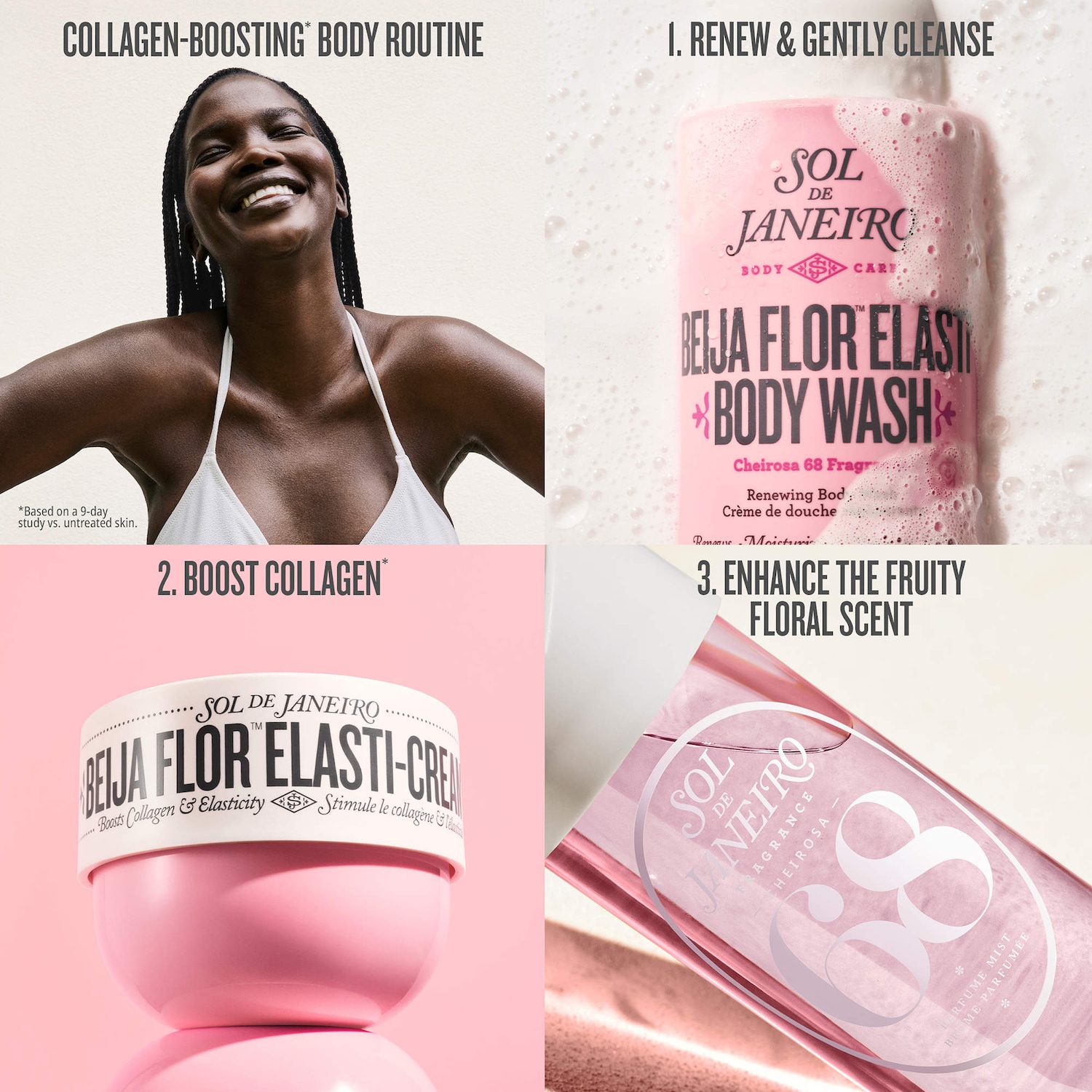 Beija Flor™ Body Collagen-Boosting Elasti-Cream with Polypeptides and Bio-Retinol