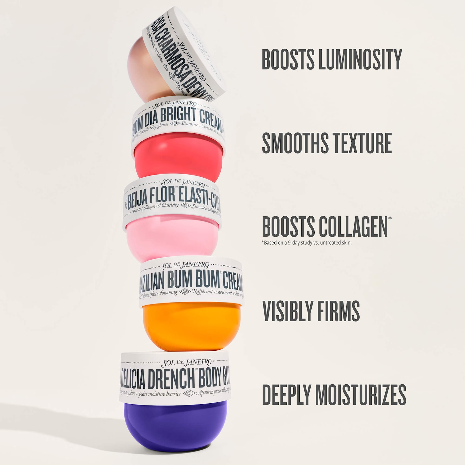 Beija Flor™ Body Collagen-Boosting Elasti-Cream with Polypeptides and Bio-Retinol