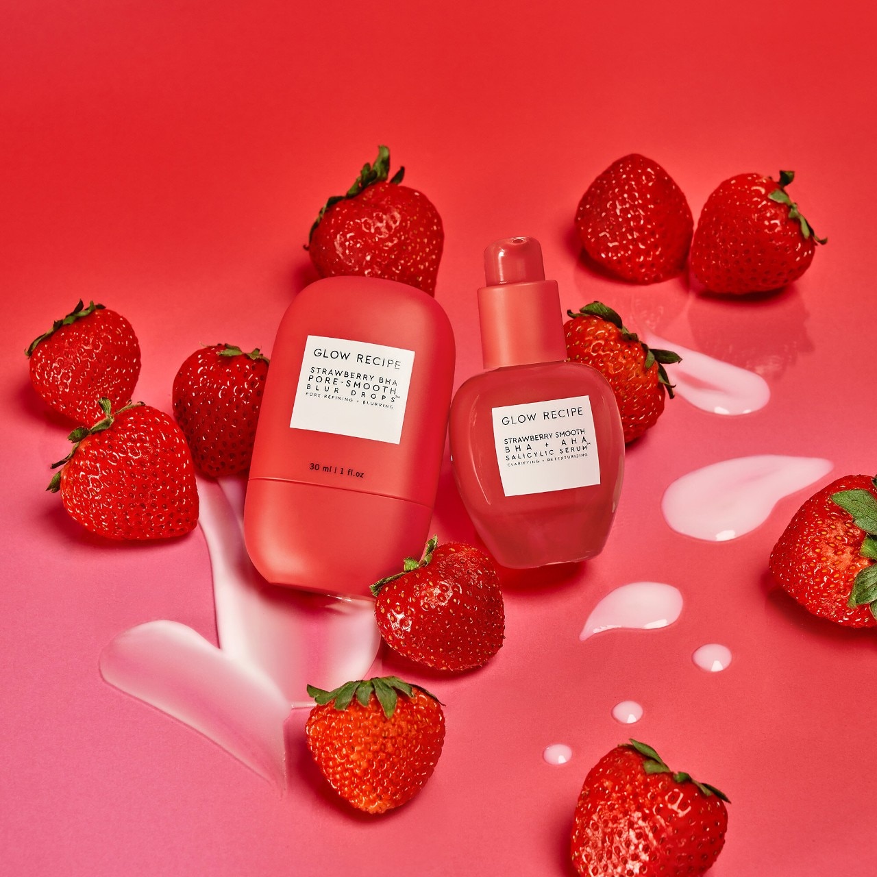 Сыворотка Glow Recipe Strawberry Smooth с BHA и AHA кислотами — фото 2