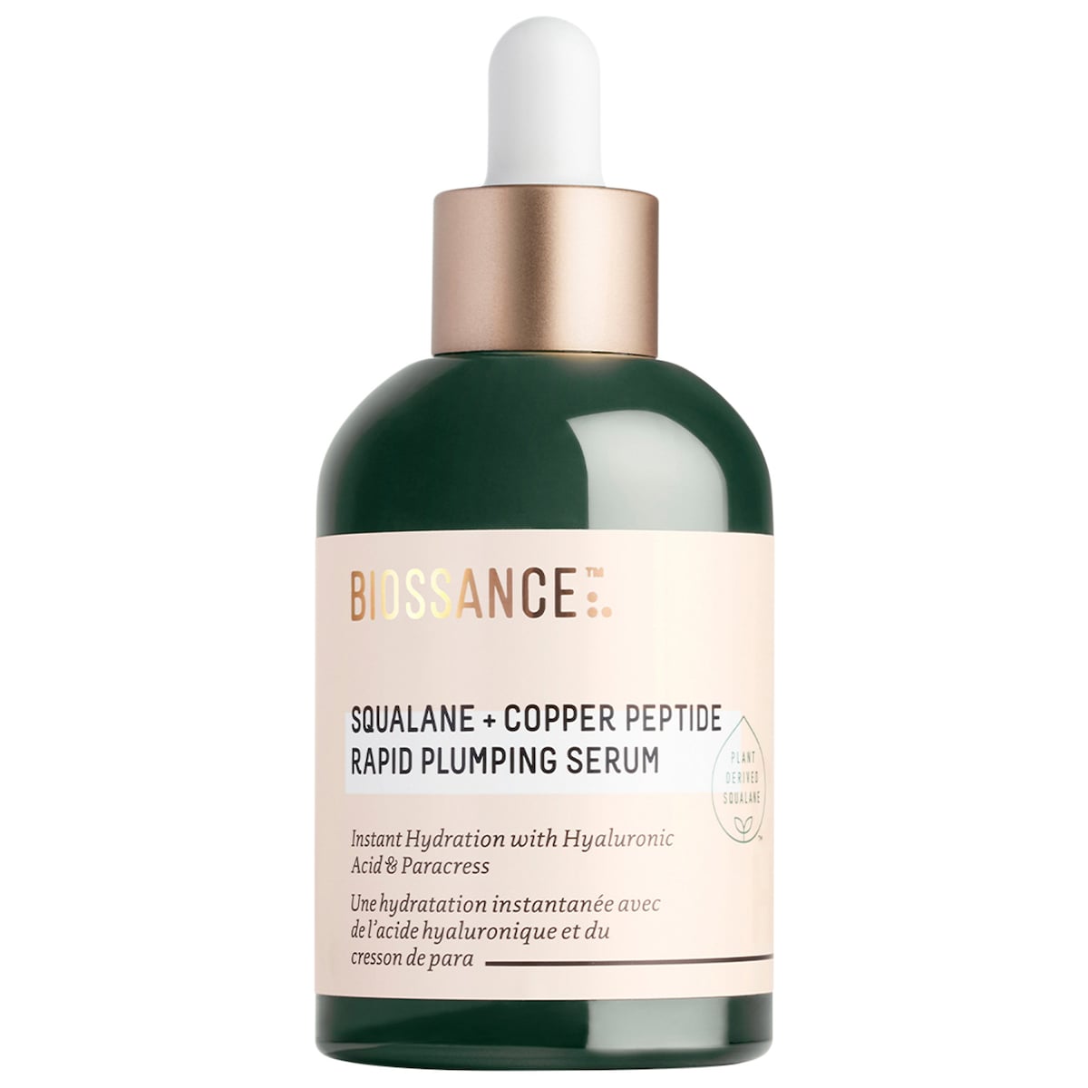 Copper Peptide (GHK-Cu) Rapid Plumping & Hydrating Serum with Hyaluronic Acid + Squalane