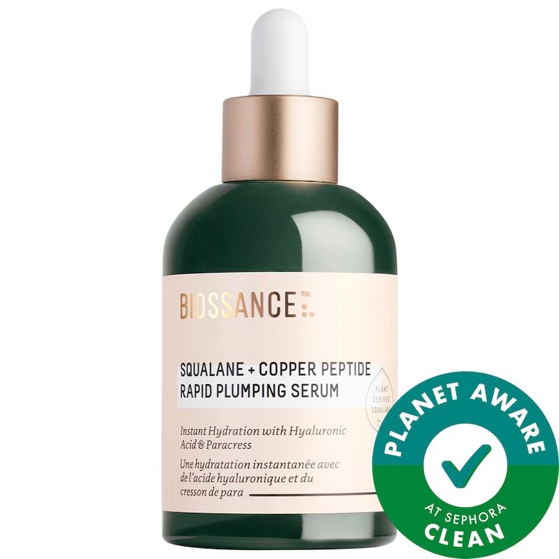 Copper Peptide (GHK-Cu) Rapid Plumping & Hydrating Serum with Hyaluronic Acid + Squalane