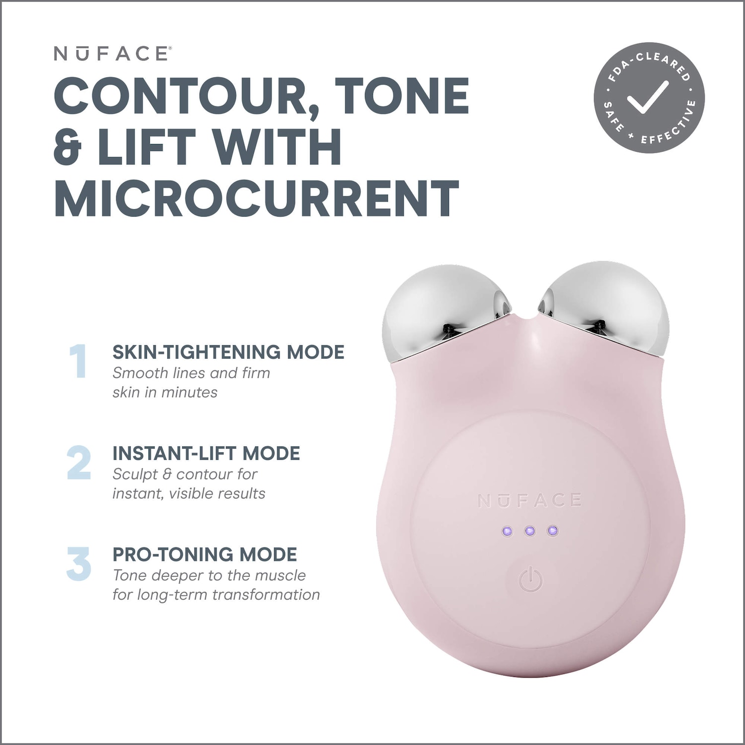MINI+ Smart Petite Microcurrent Facial Toning Device Starter Kit