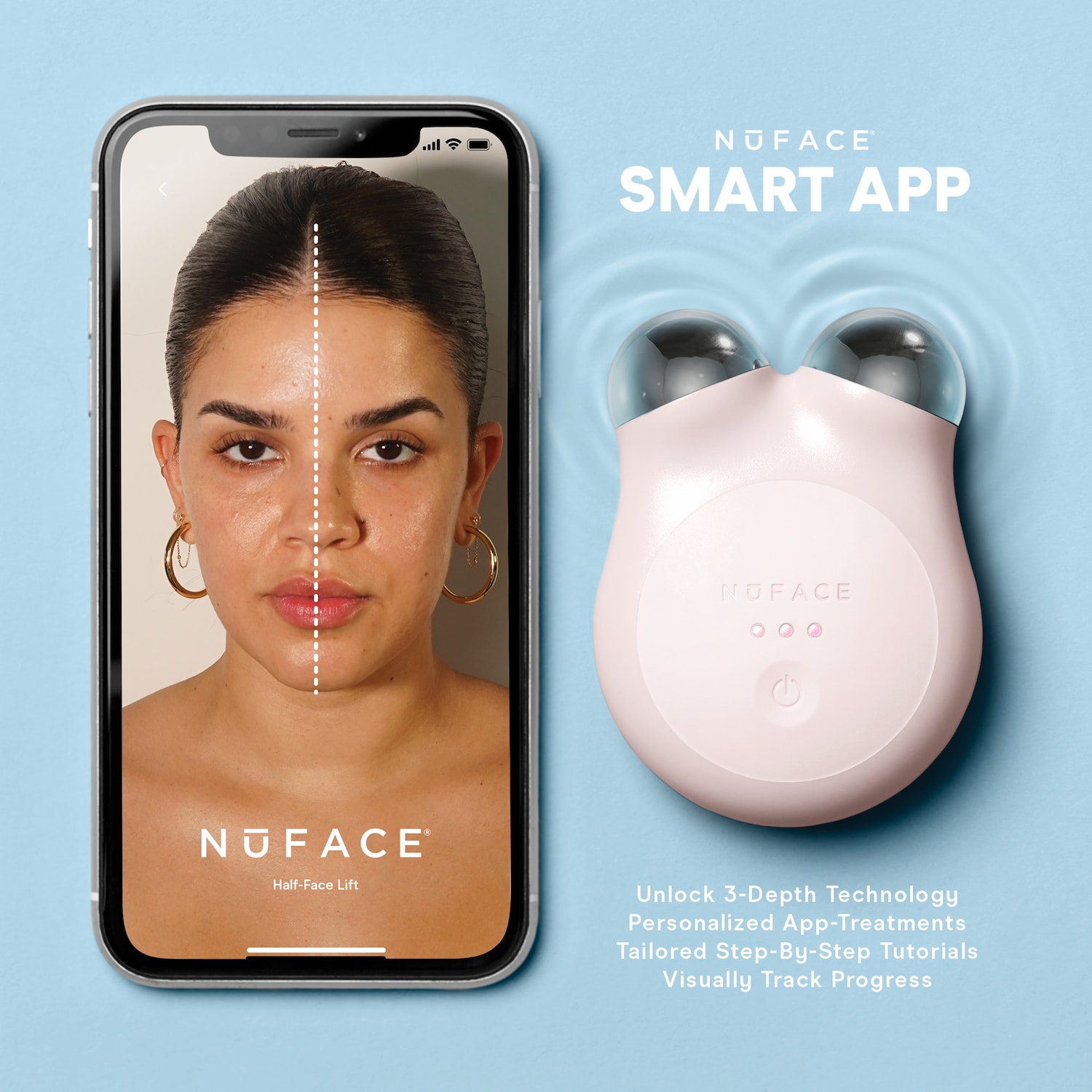 Стартовый набор NuFACE MINI+ с микротоковым устройством для лица — фото 6