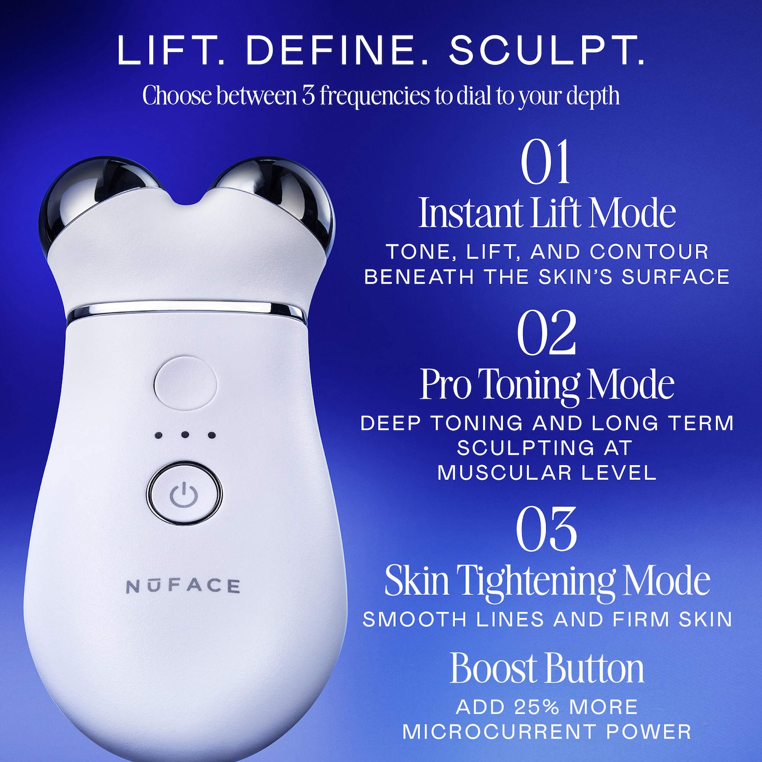 NUFACE® Trinity+ Microcurrent + LED Red Light Wrinkle Reducer