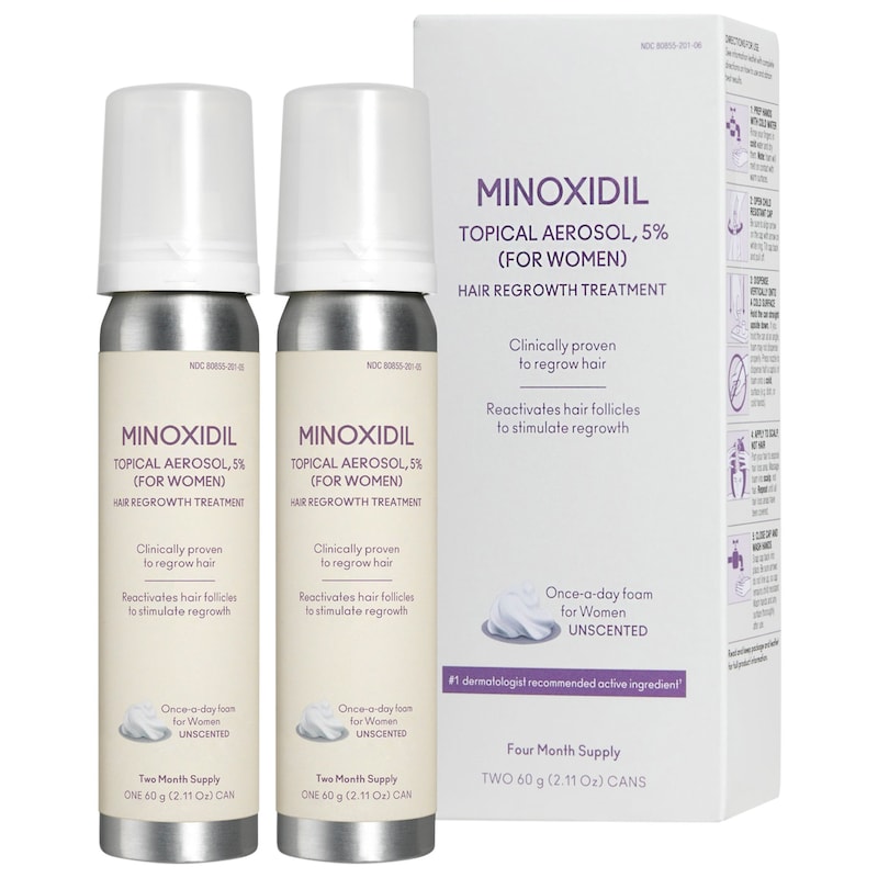 Flourish® Minoxidil 5% Foam for Hair Growth