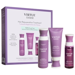 Virtue Flourish® Hair Rejuvenation Treatment Set for Thinning Hair INTERNATIONAL SHIPPING