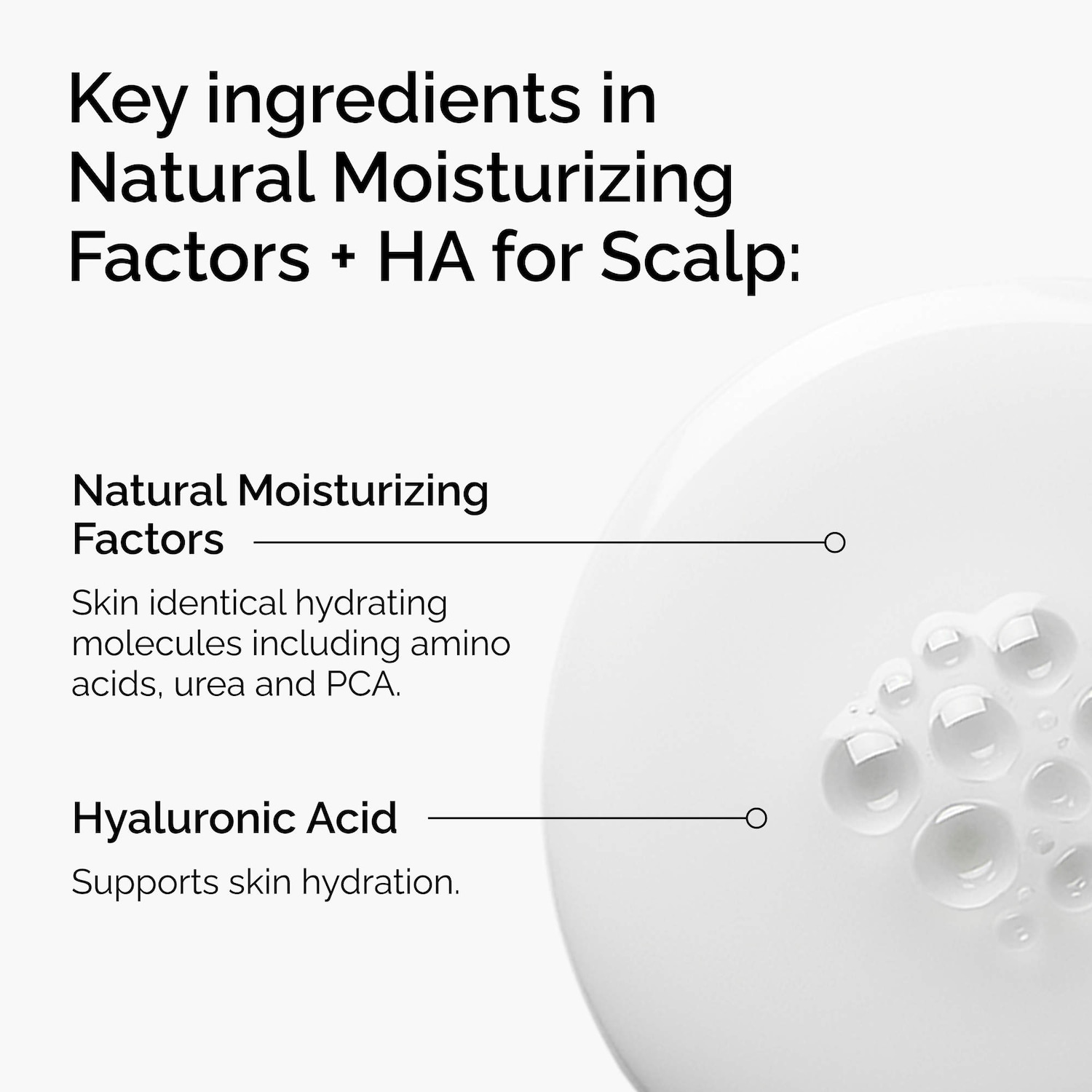 Natural Moisturizing Factors + Hyaluronic Acid Scalp Serum