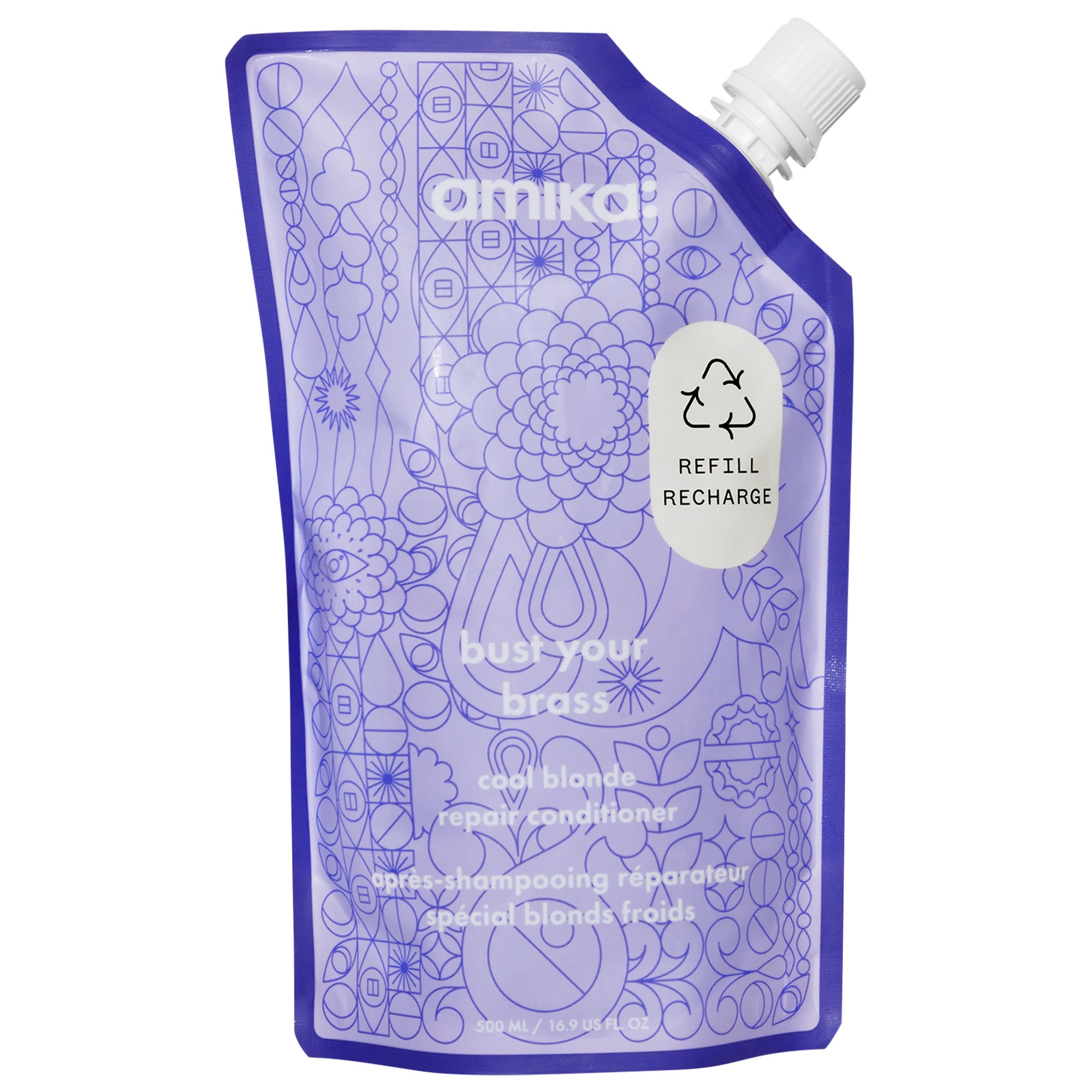 amika Bust Your Brass Cool Blonde Strength Repair Conditioner