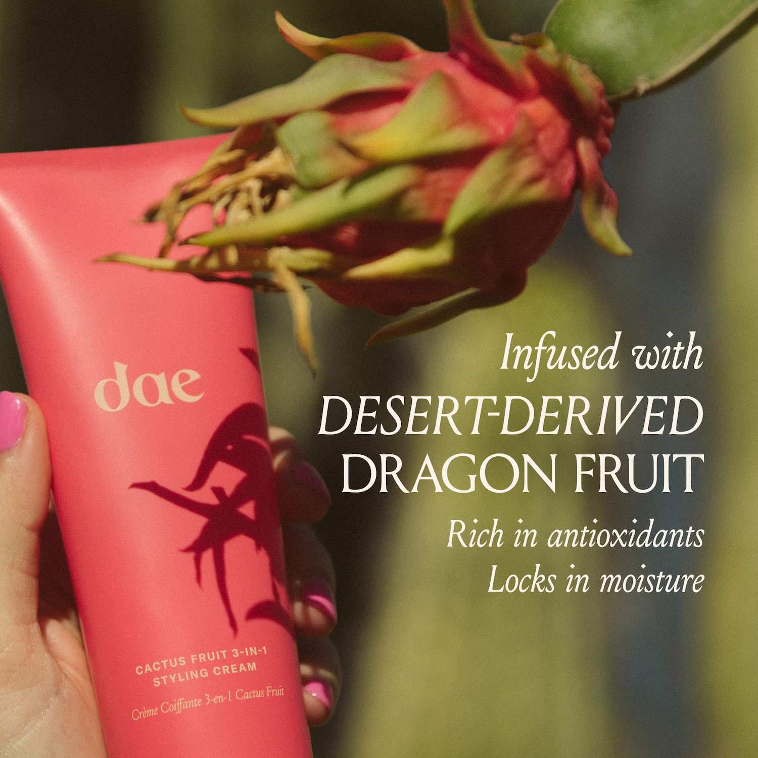 Crème coiffante 3-en-1 aux fruits de cactus