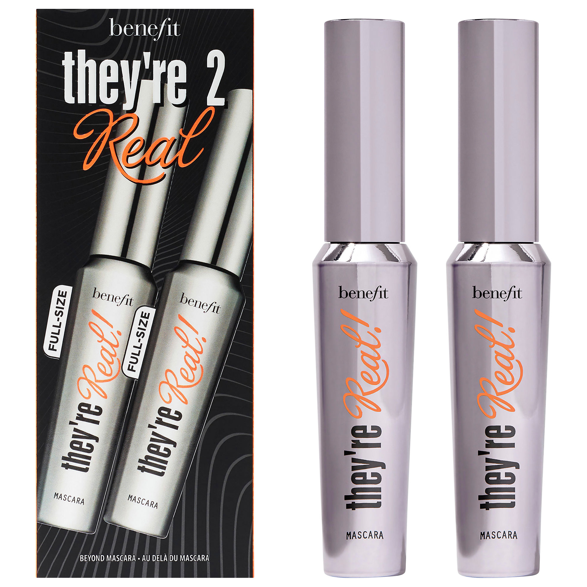 Benefit Cosmetics They're 2 Real! Lengthening Mascara Value Set ModeSens