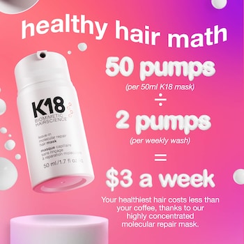 Leave-in Molecular Repair Hair Mask - K18 Biomimetic Hairscience 