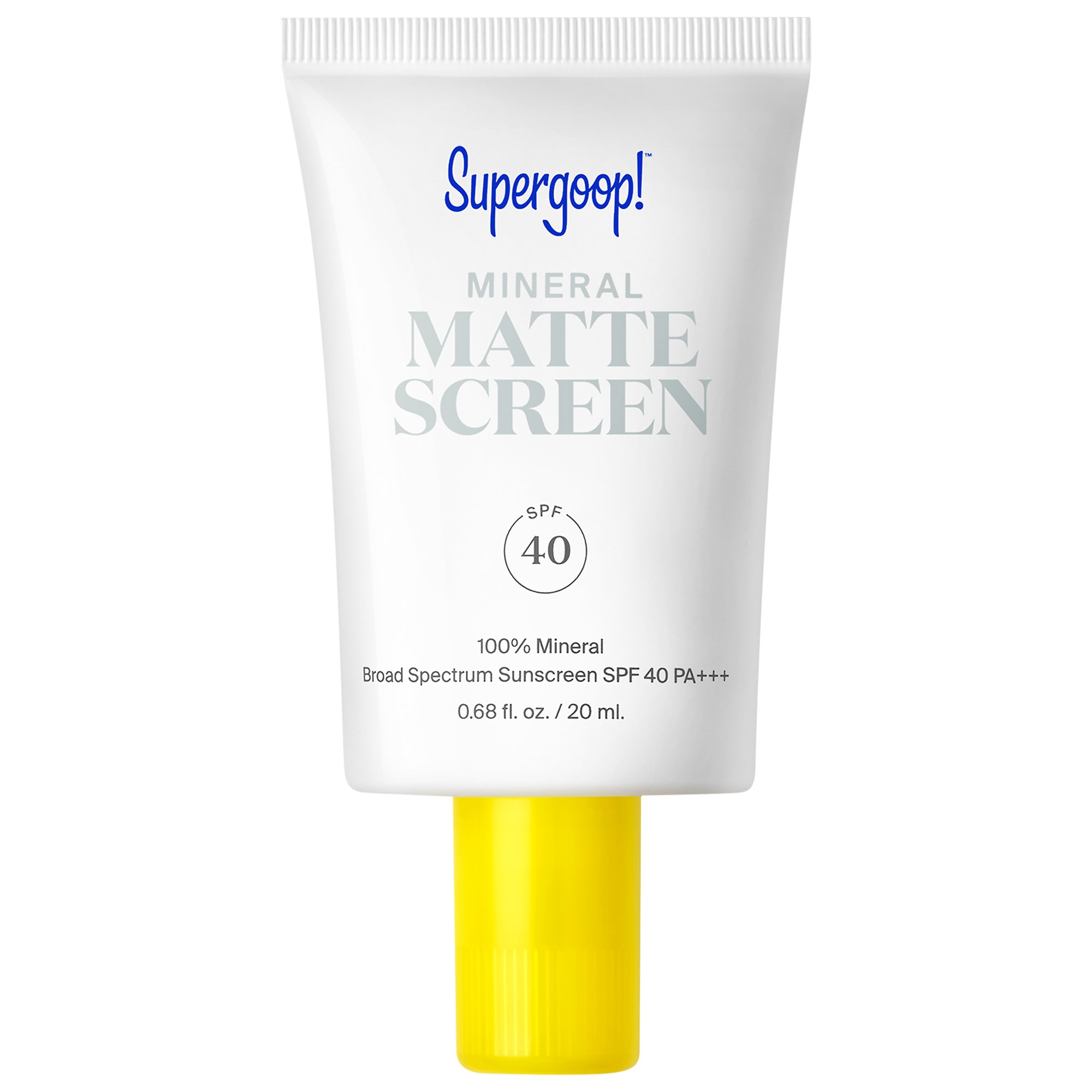 Thumbnail of Supergoop! Mini Mineral Mattescreen Sunscreen SPF 40 .68 oz / 20 mL