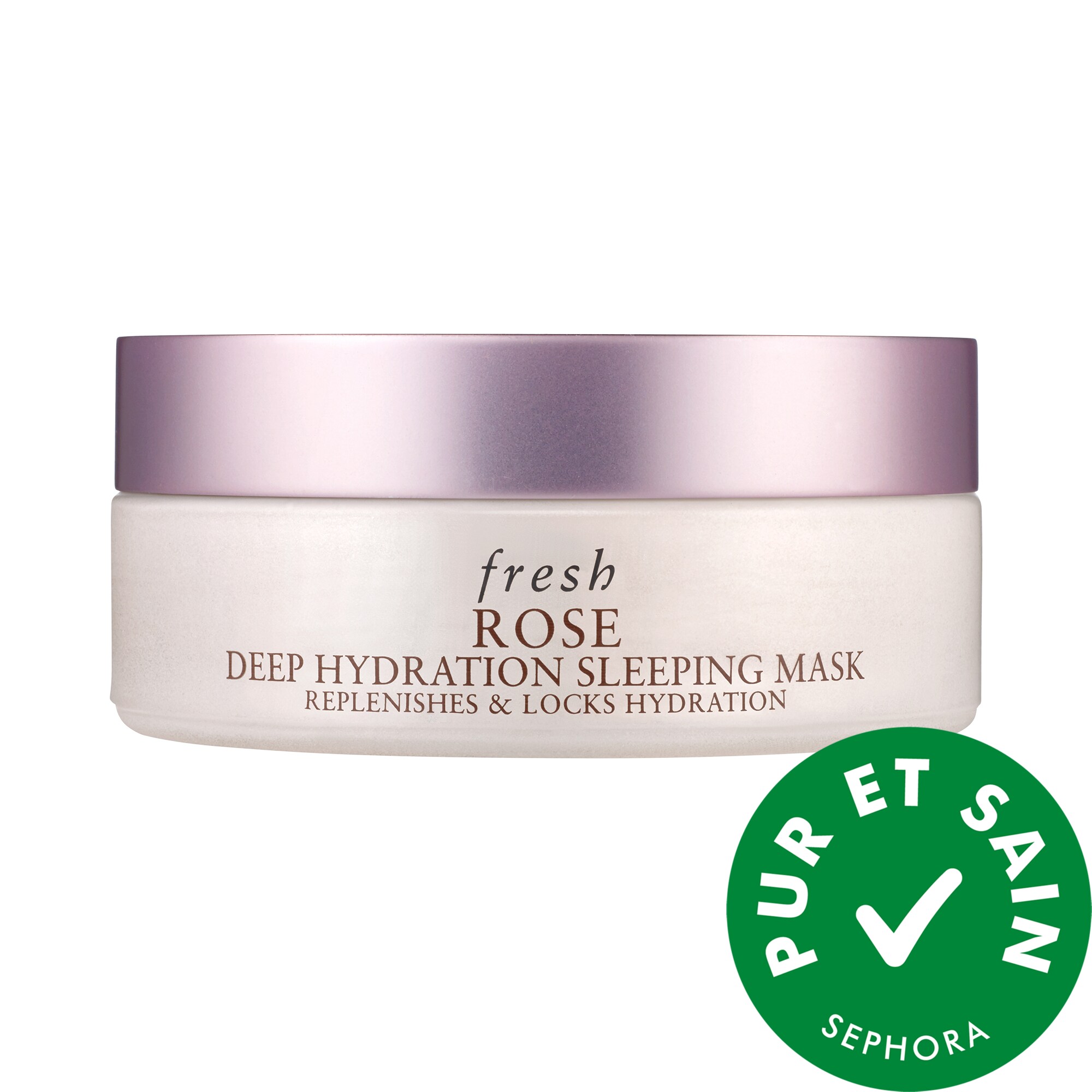 fresh Masque de nuit hydratant en profondeur à la rose 2.36 oz / 70 mL