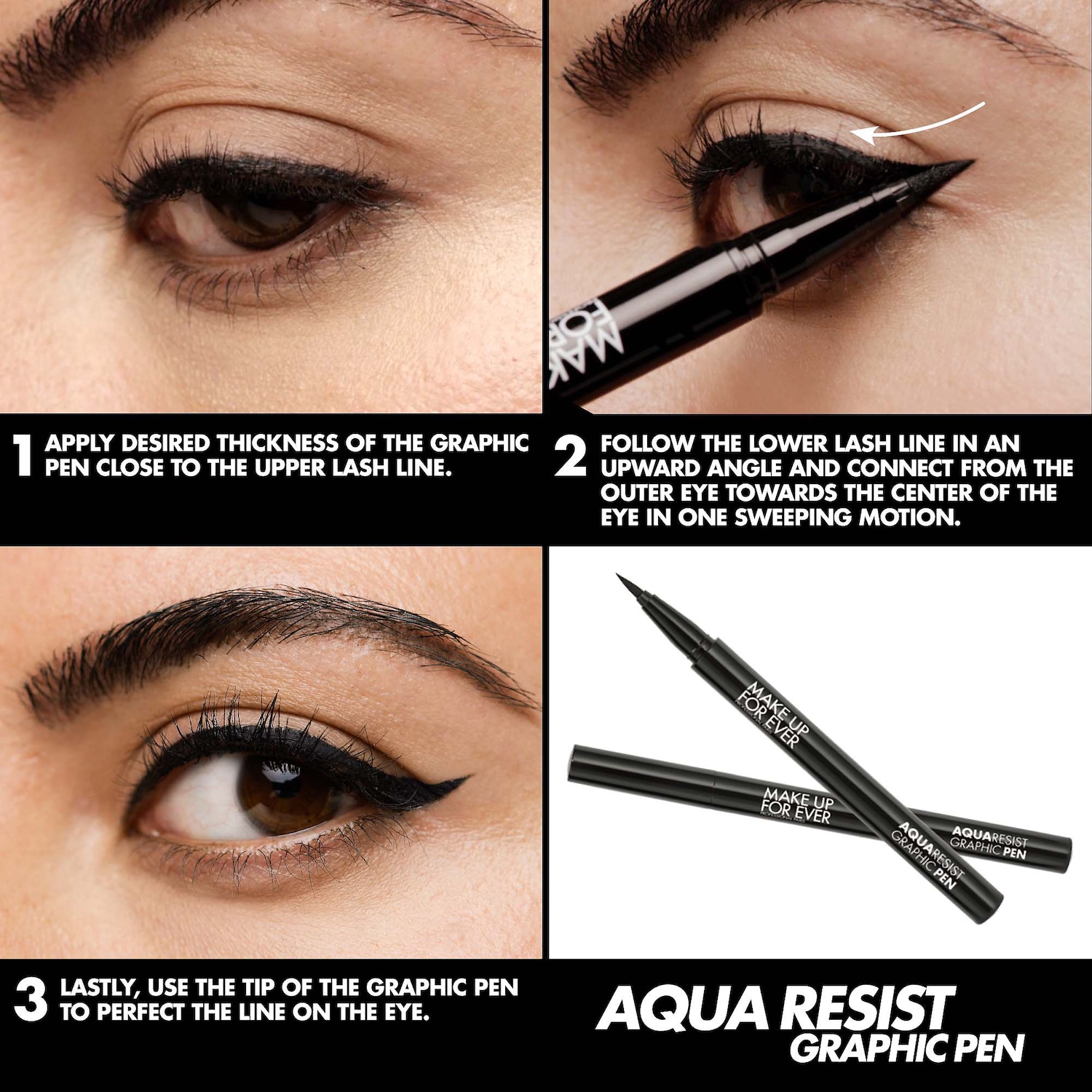 Aqua Resist Graphic Pen 24HR Waterproof Intense Eyeliner