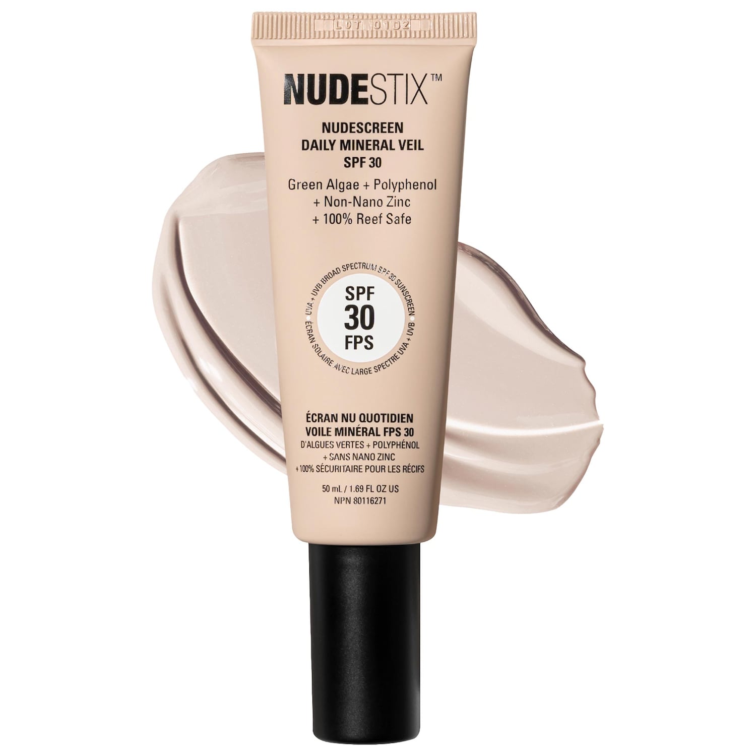 Минеральный солнцезащитный крем Nudestix Nudescreen SPF 30 — фото 1